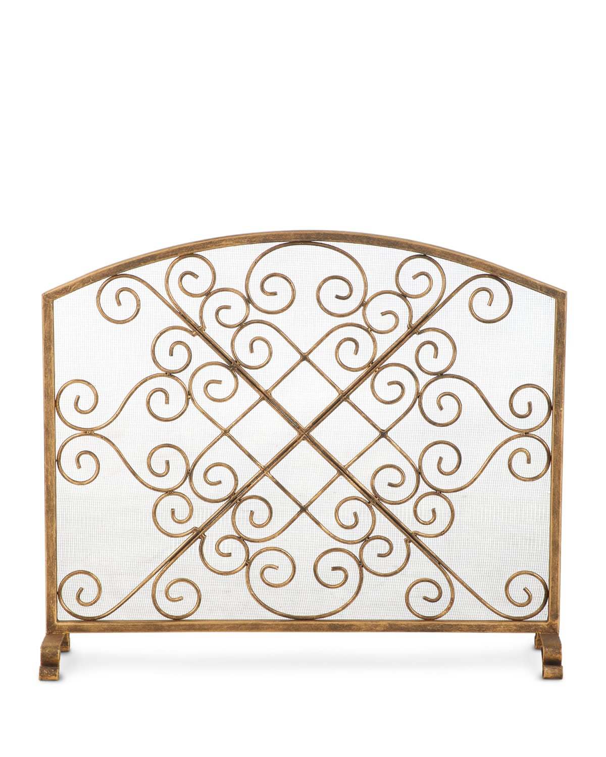Arched CutOut Fire Screen Horchow