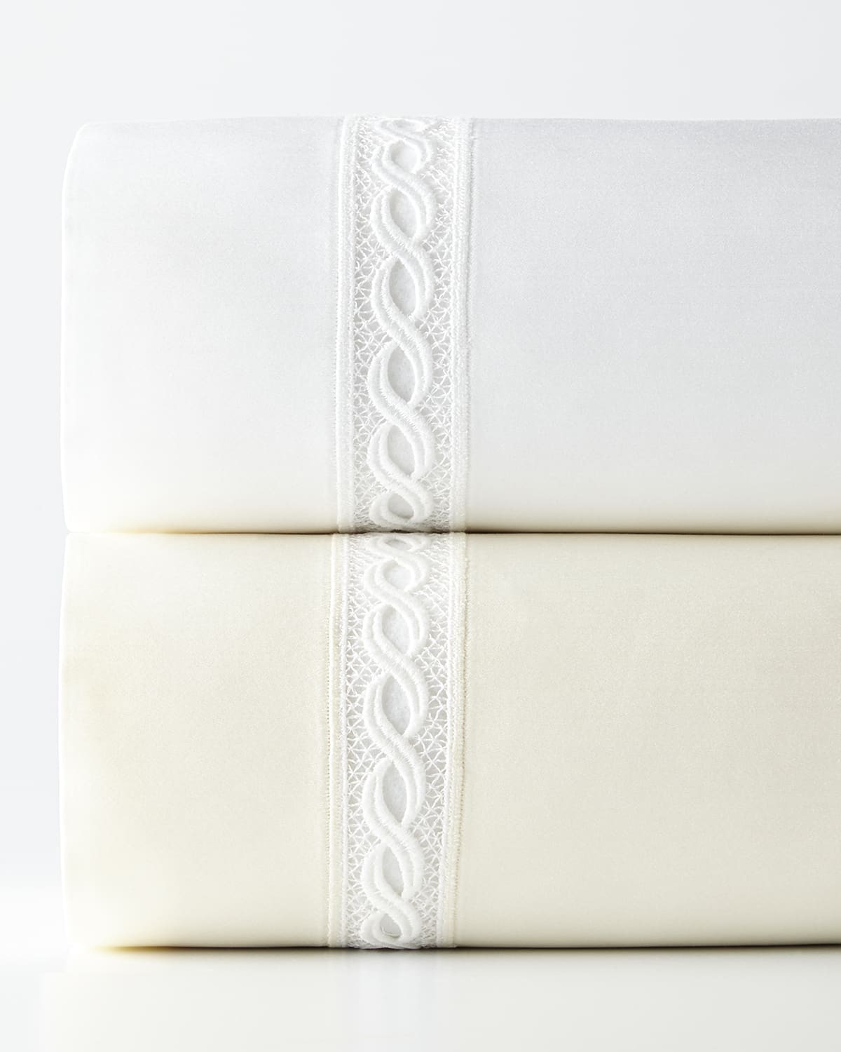 Sferra 1,020 Thread Count Solid Sateen Fitted Sheet, CAL KING Horchow