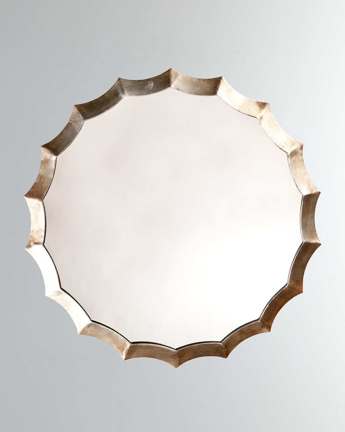 Decorative Scalloped Mirror