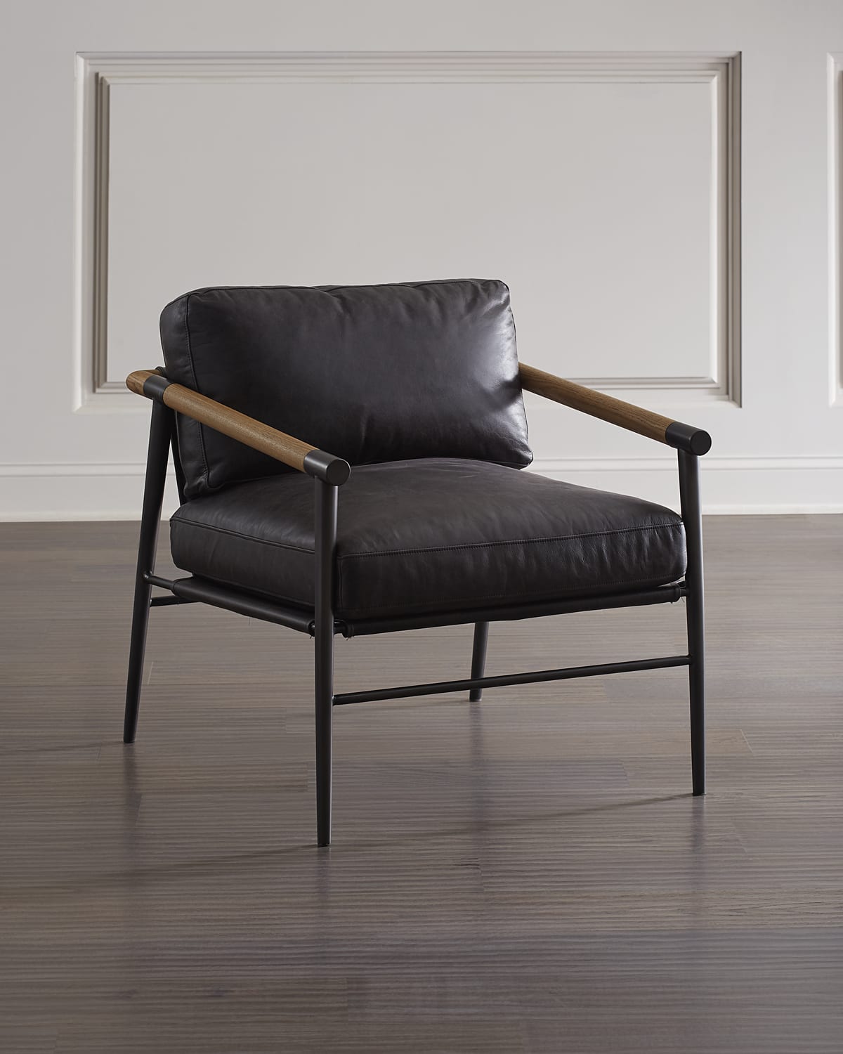 Top Grain Leather Chair | horchow.com