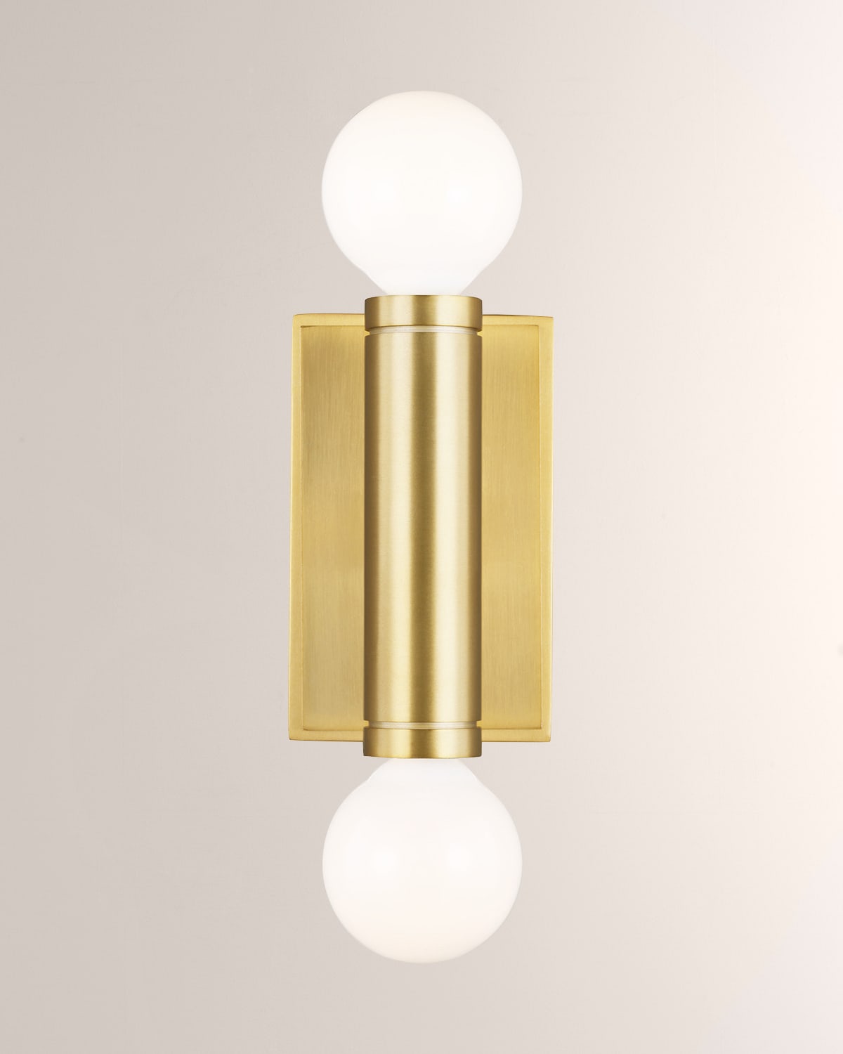 Visual Comfort Signature Overture Medium Sconce in Bronze by Peter Bristol