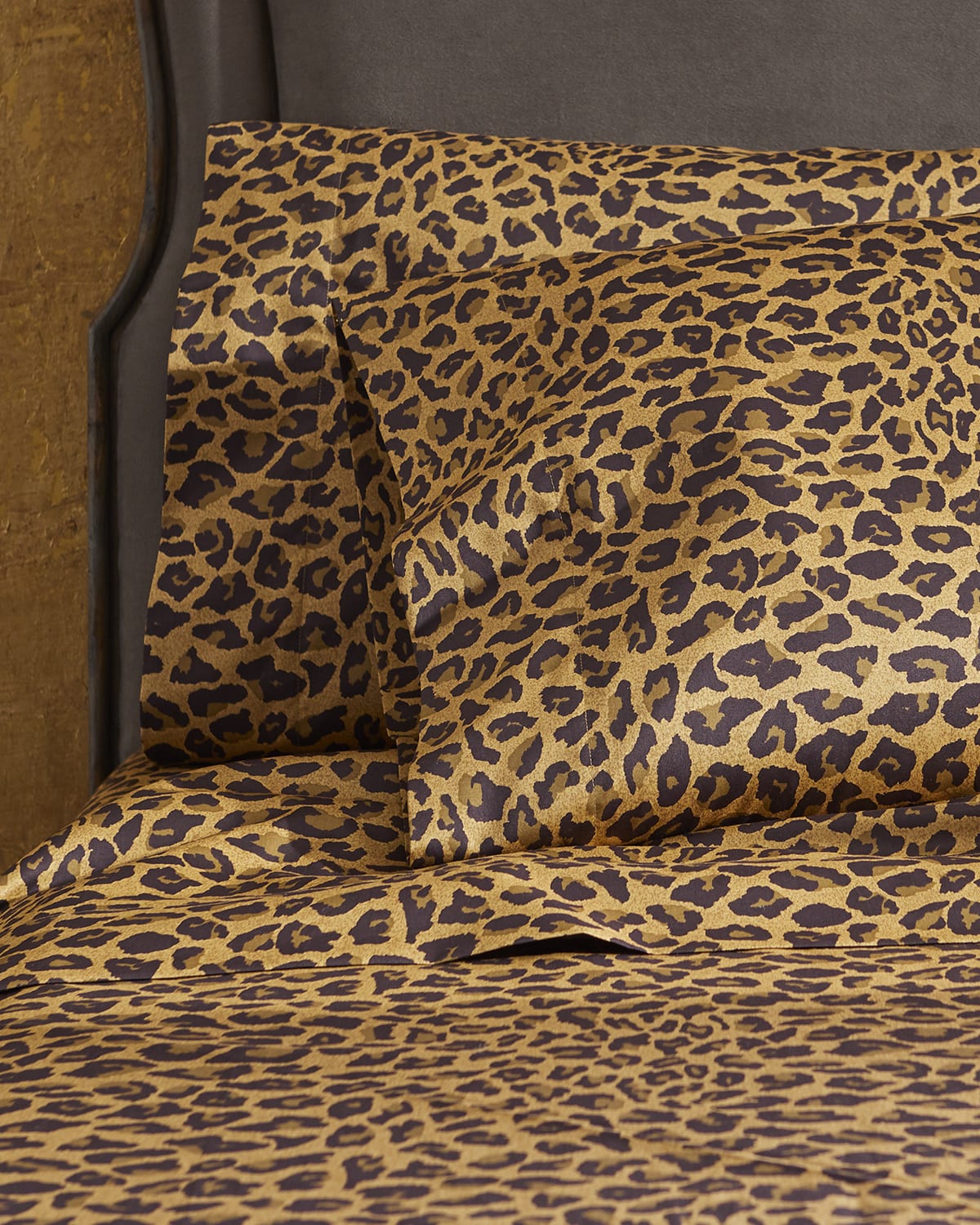 Monogrammed Leopard Pillowcase