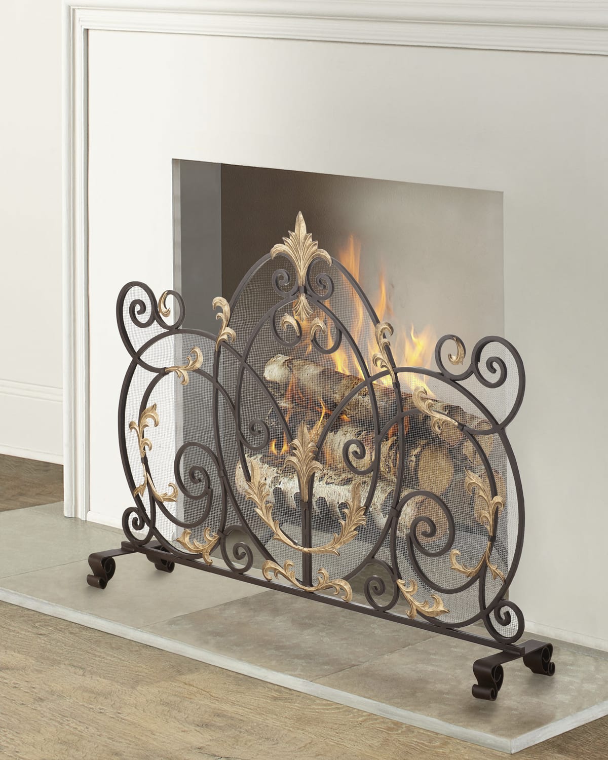 Iron Fireplace Screen