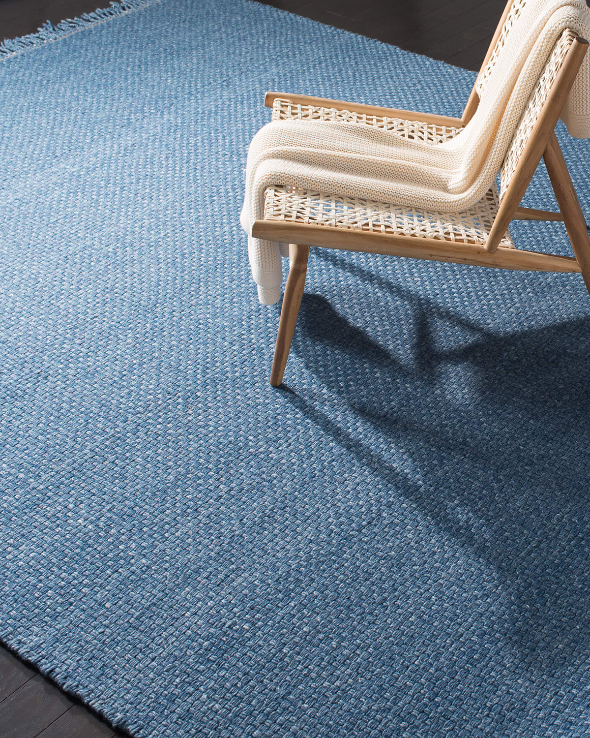 Blue Woven Rug