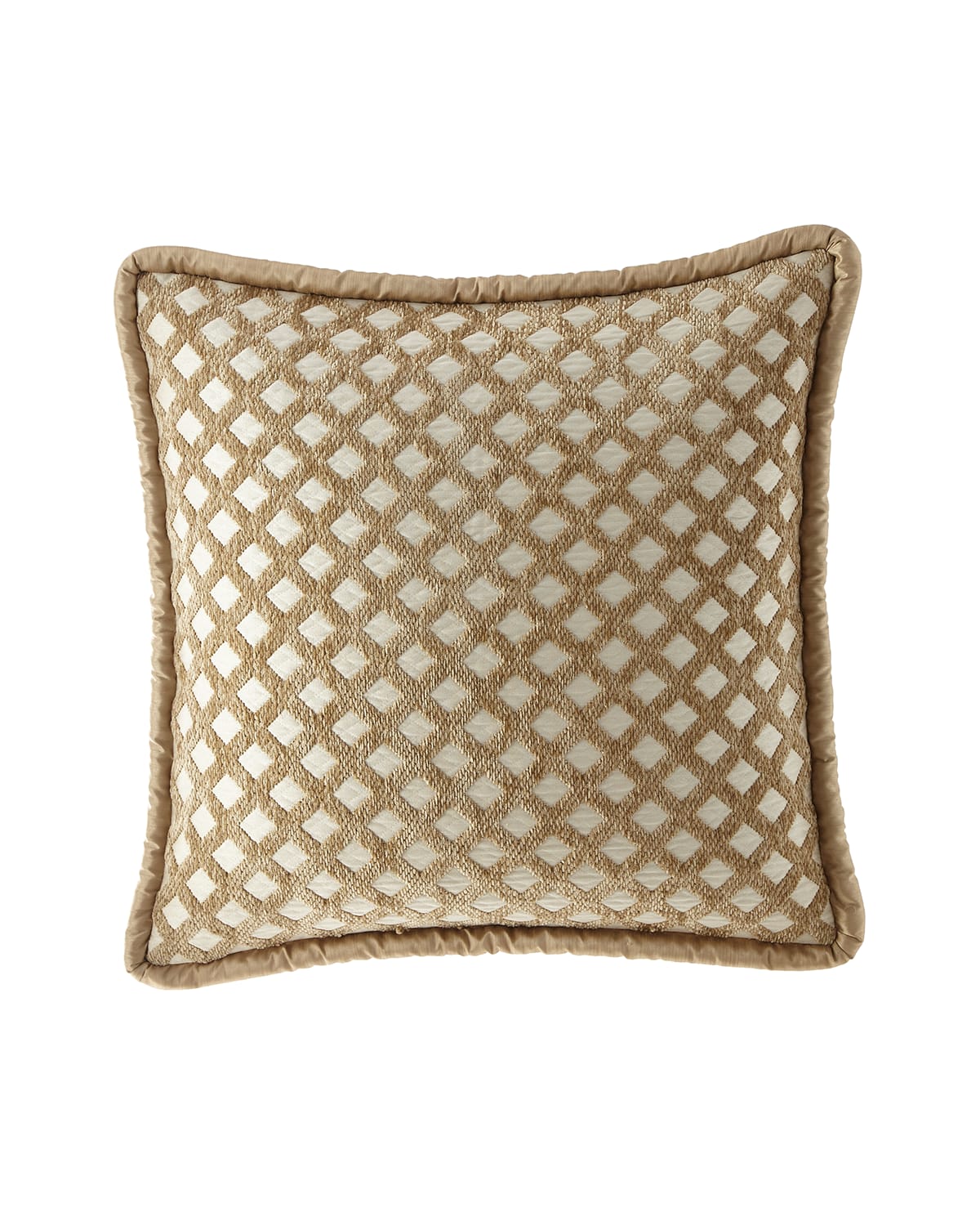 Dian Austin Couture Home Villa di Como Diamond European Sham with Brush