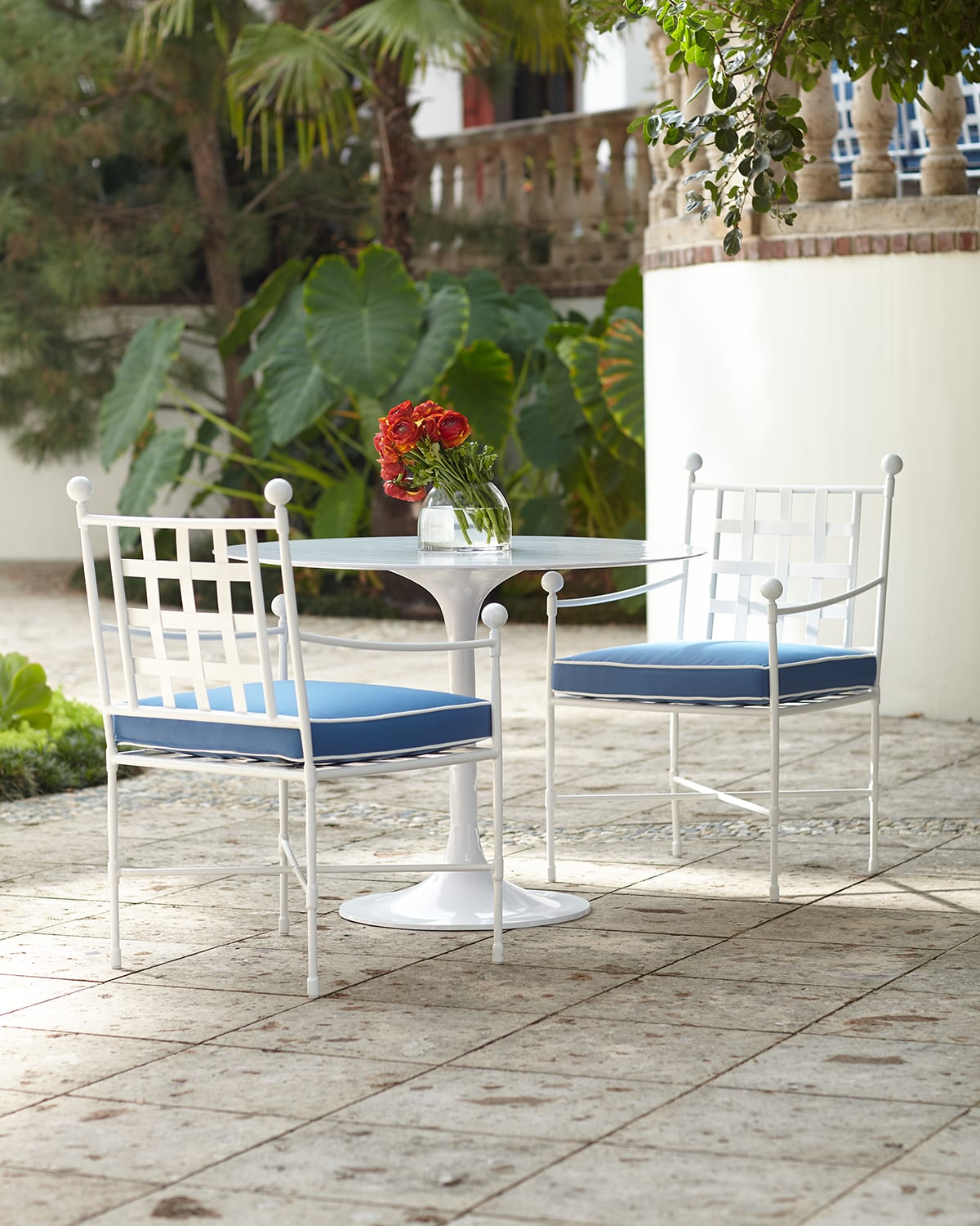 Powder coated aluminum on sale patio furniture