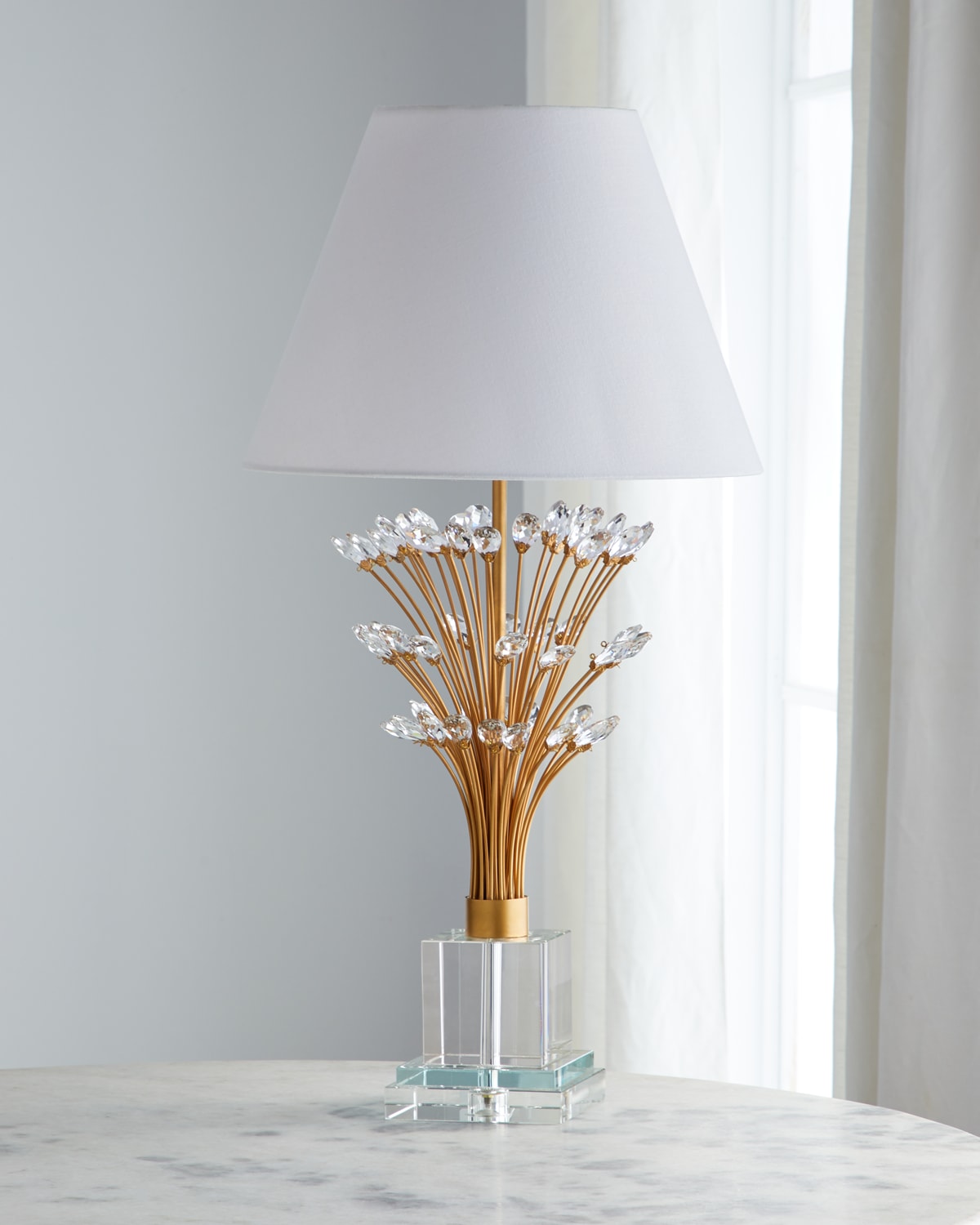 Crystal Table Lamp | horchow.com