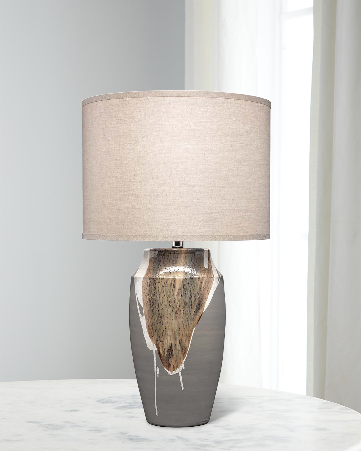 KW3012QAB by Visual Comfort - Halcyon Accent Table Lamp in Quartz