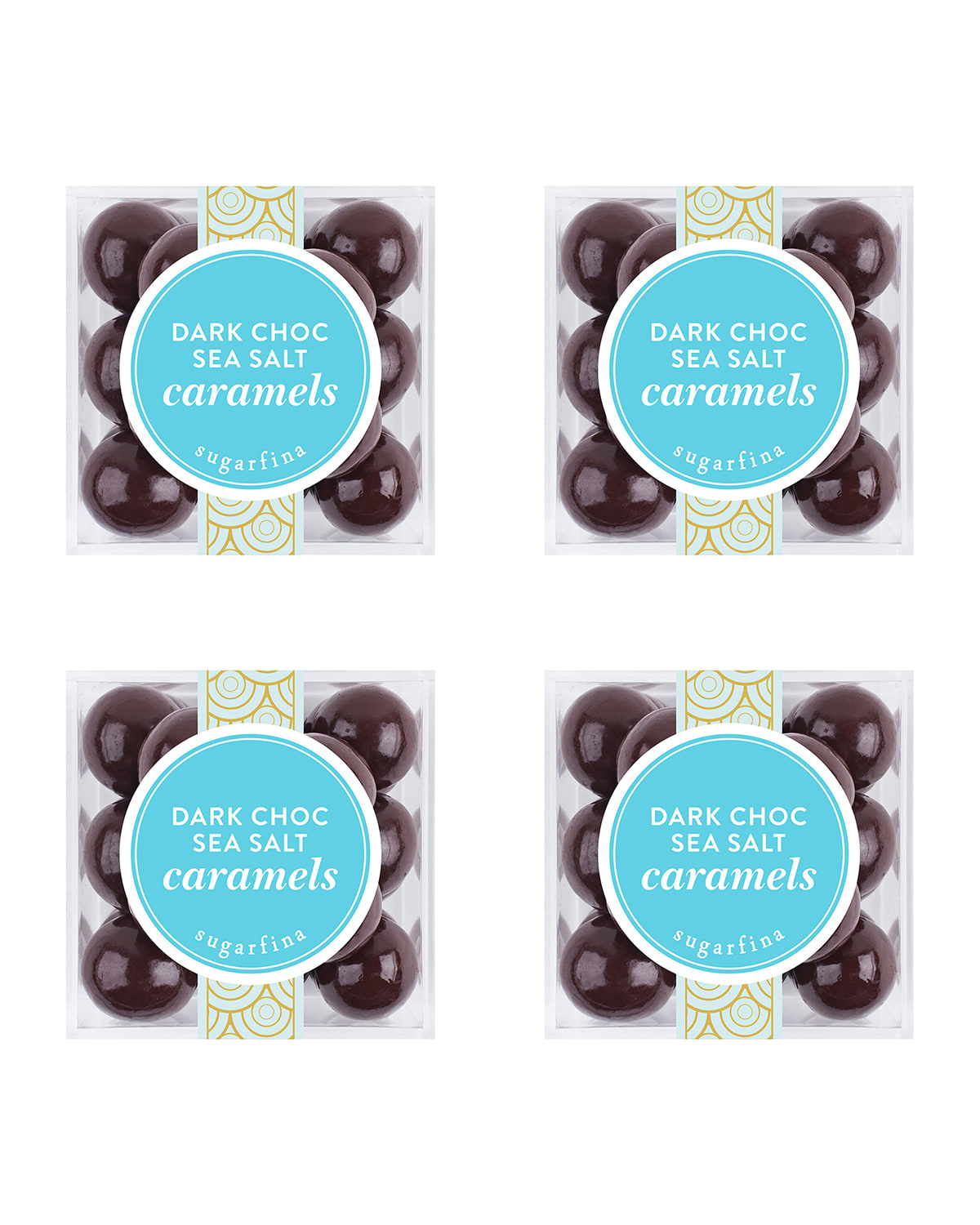 Sugarfina Peach Bum - Small Cube 4-Piece Kit