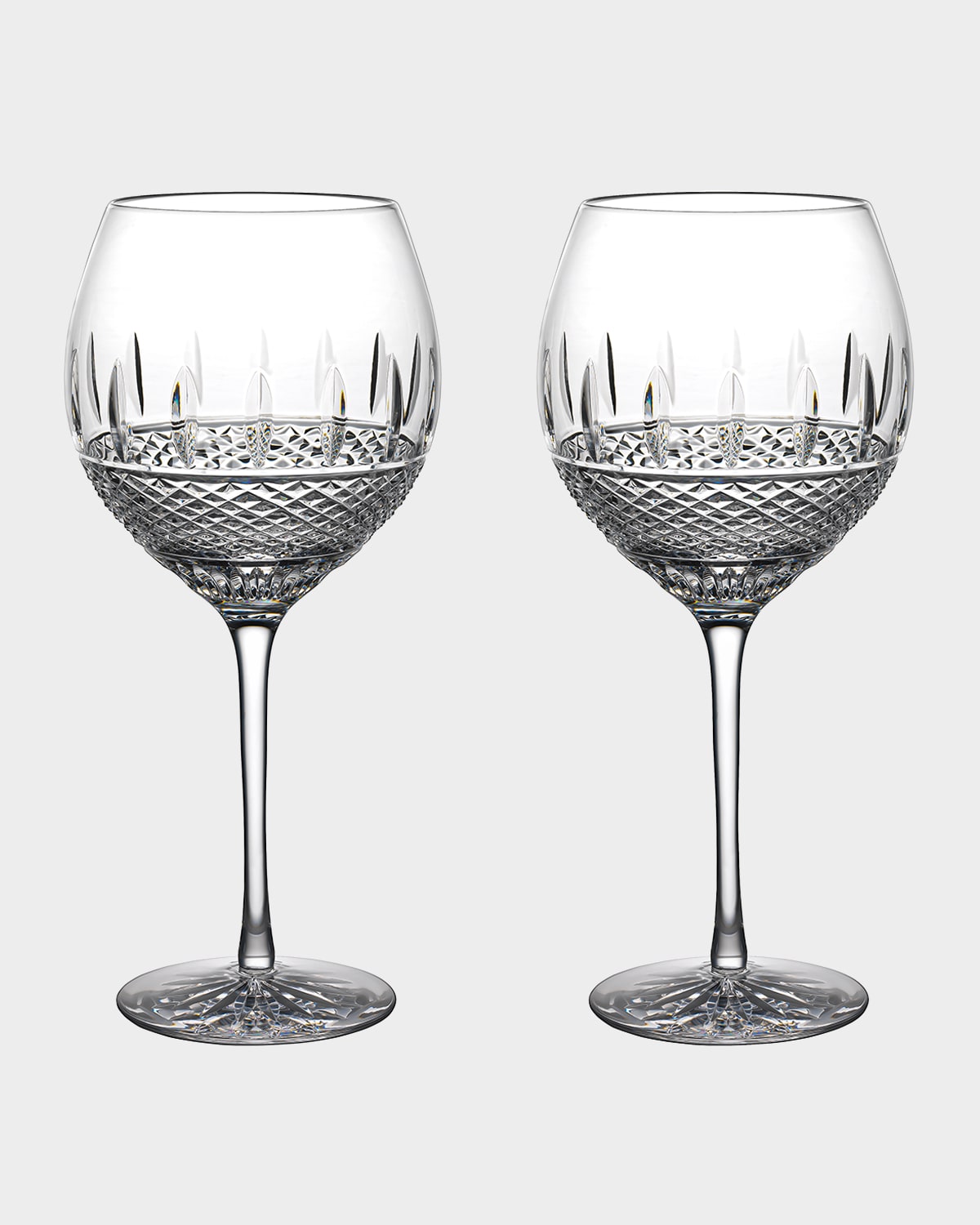 Hand Cut Stemmed Wine Glass with Custom Monogram | Choose 16 oz or 19 oz