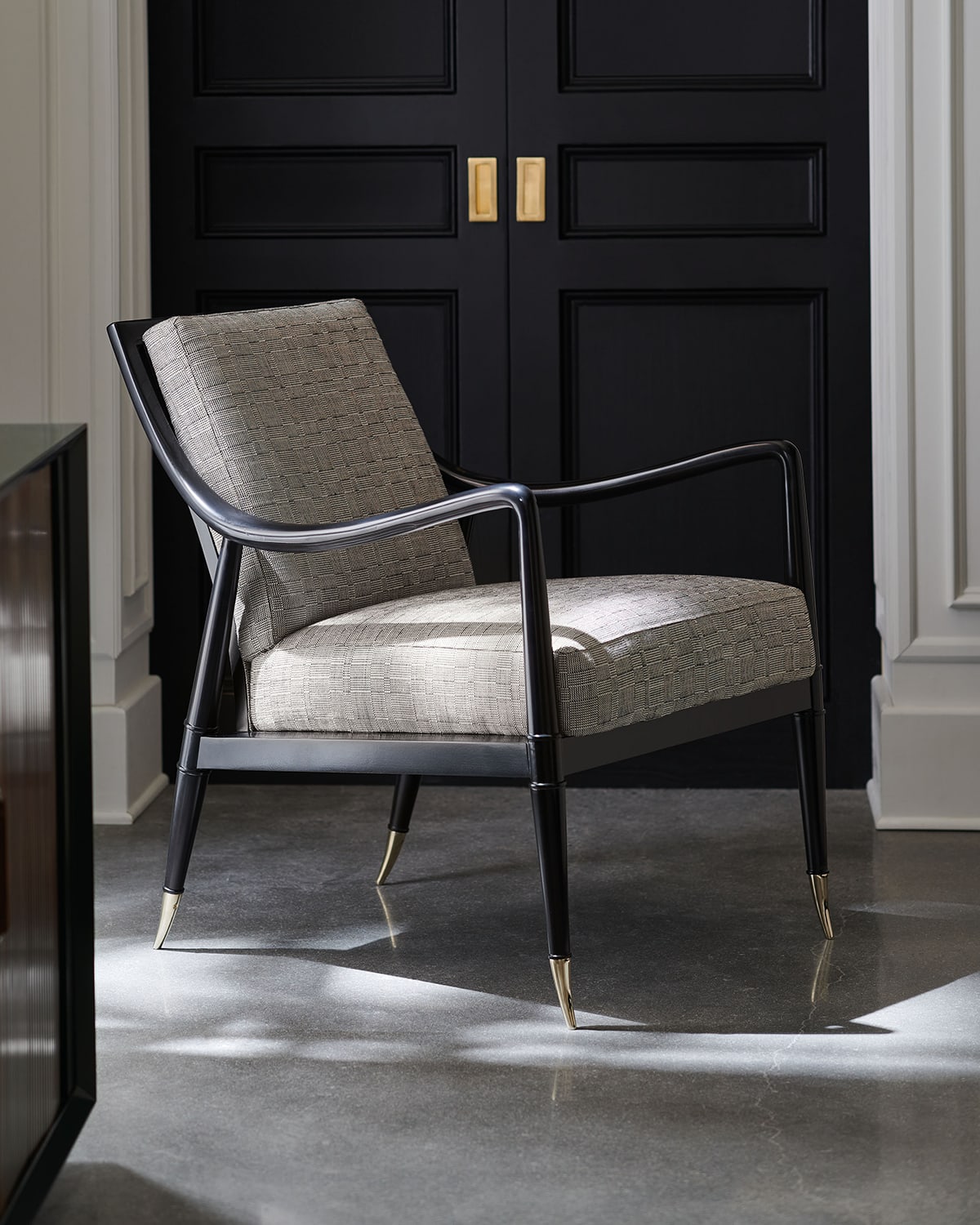 Accent Black Chair