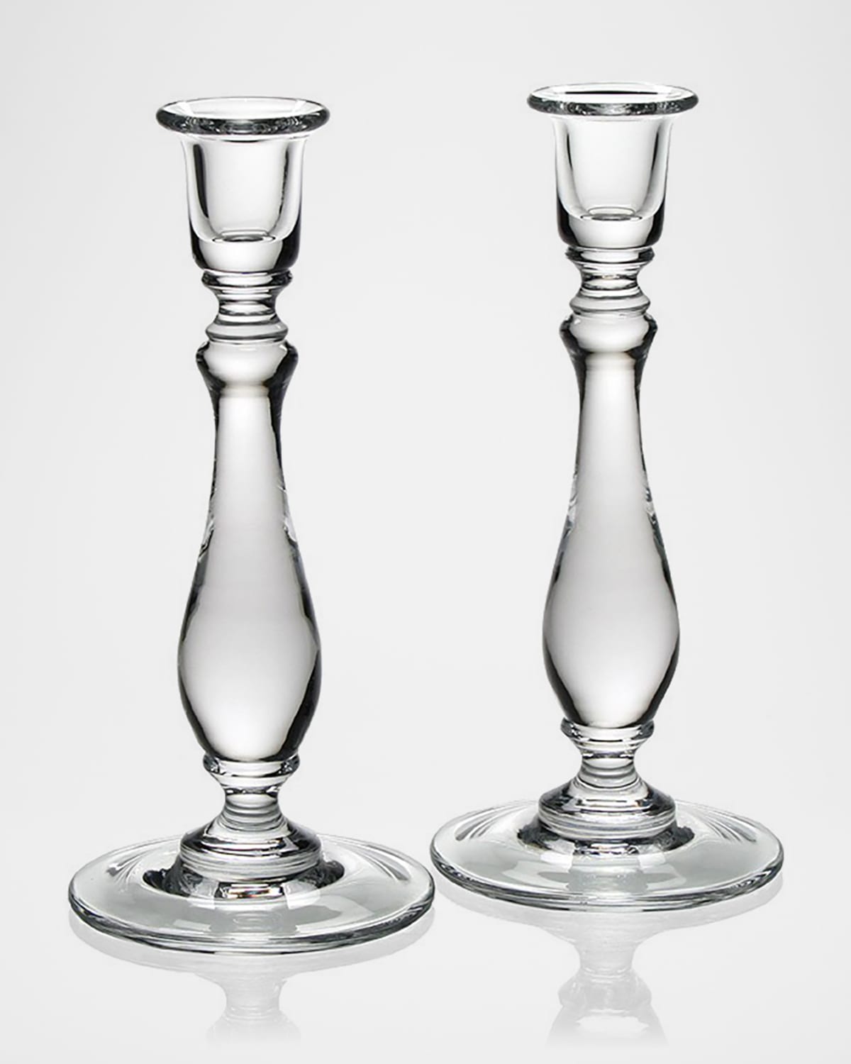 William Yeoward Crystal Classic Candlestick Holder Pair