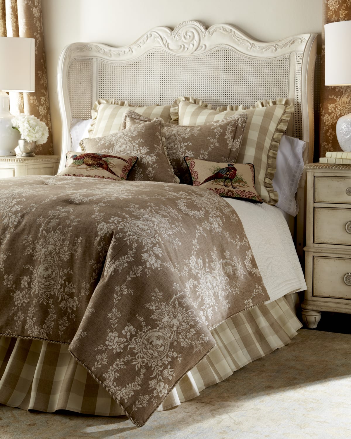 Cotton Check Bedding