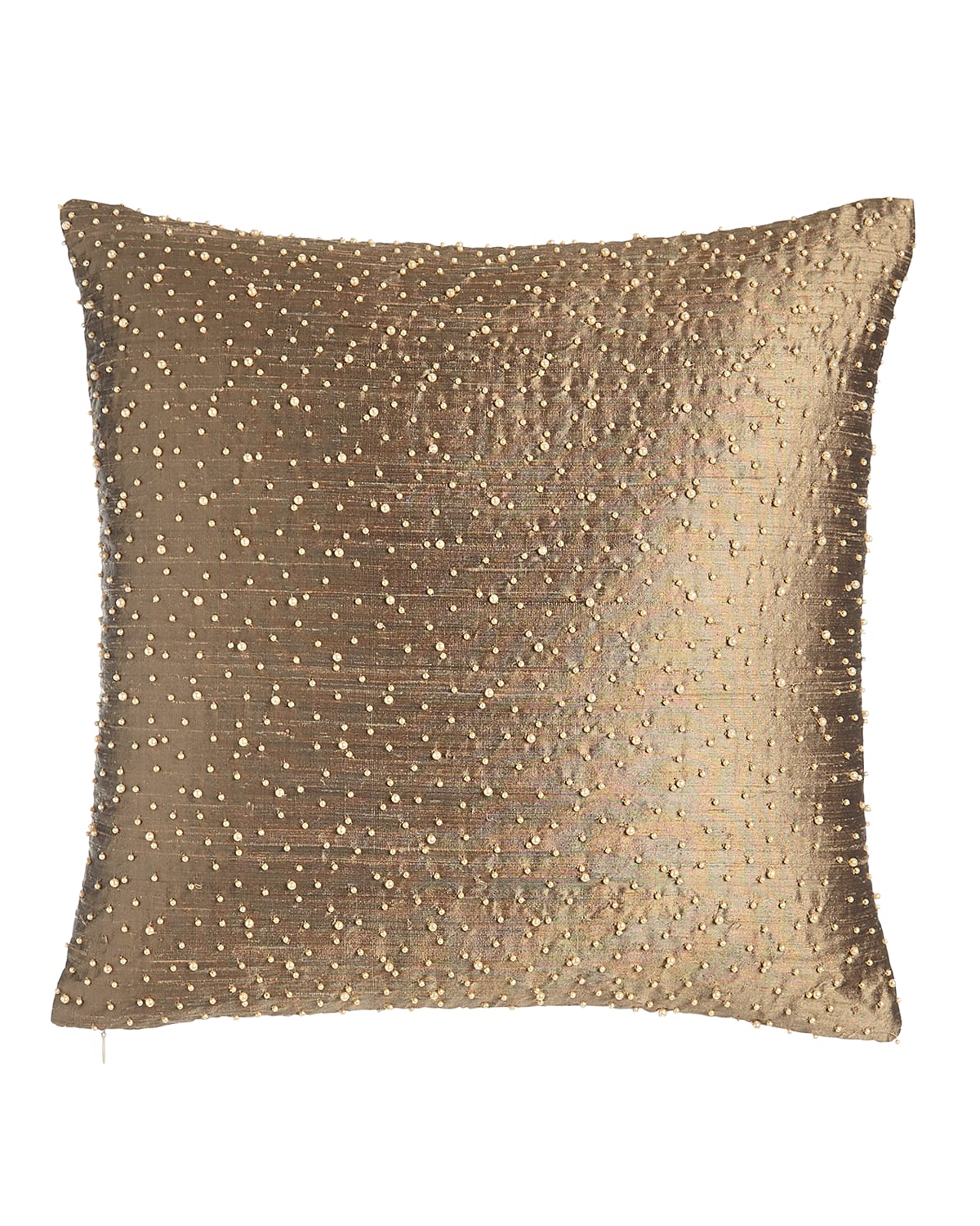 Beaded Verdin Decorative Pillow