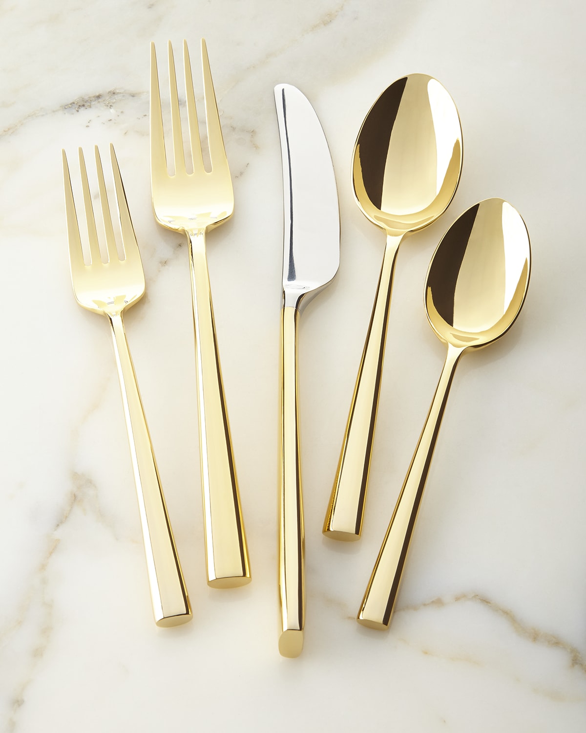 Towle Silversmiths 90-Piece Gold-Plated Hotel Flatware Service
