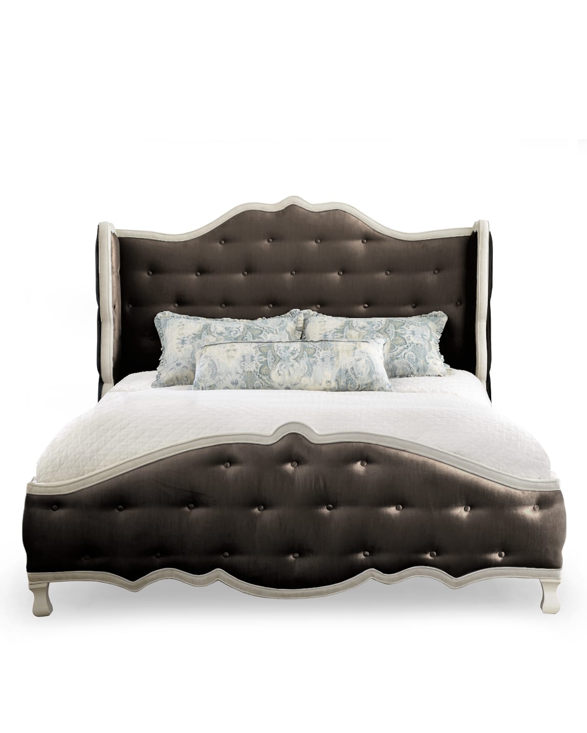 Wood California King Bed | horchow.com