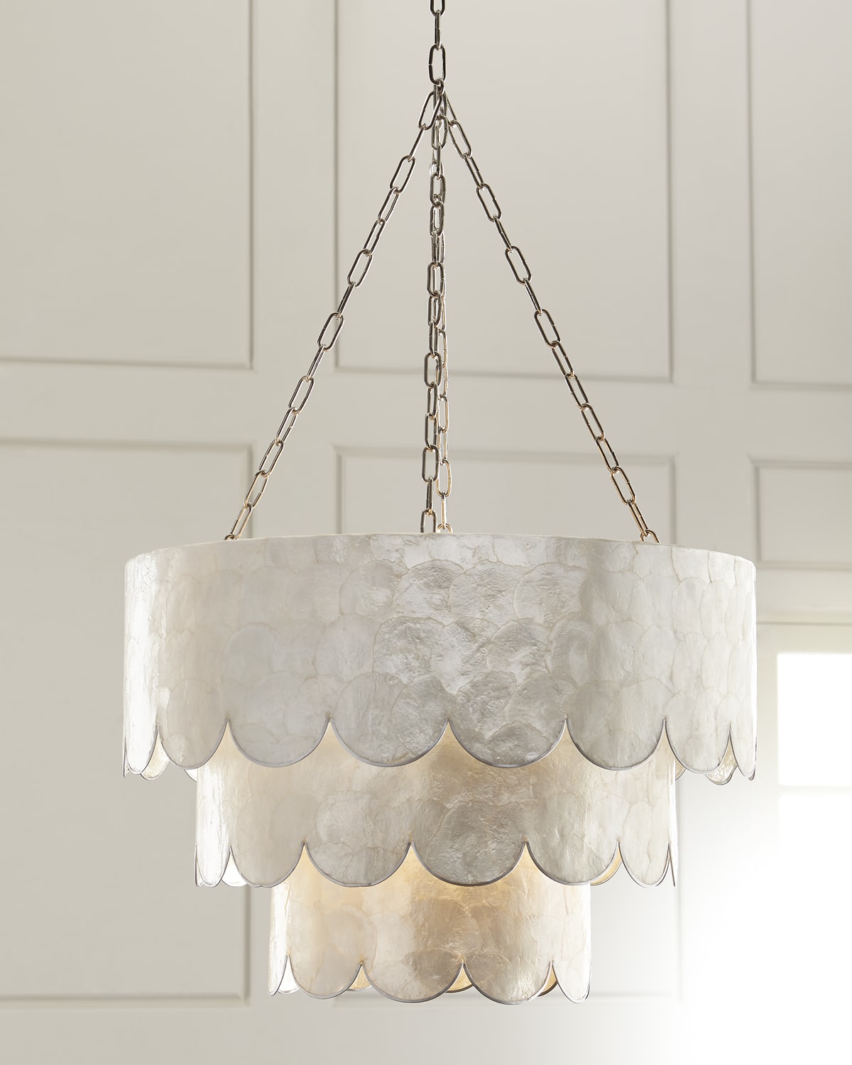 Capiz-Shell 1-Light Pendant, Lighting Pendant Lighting B2666