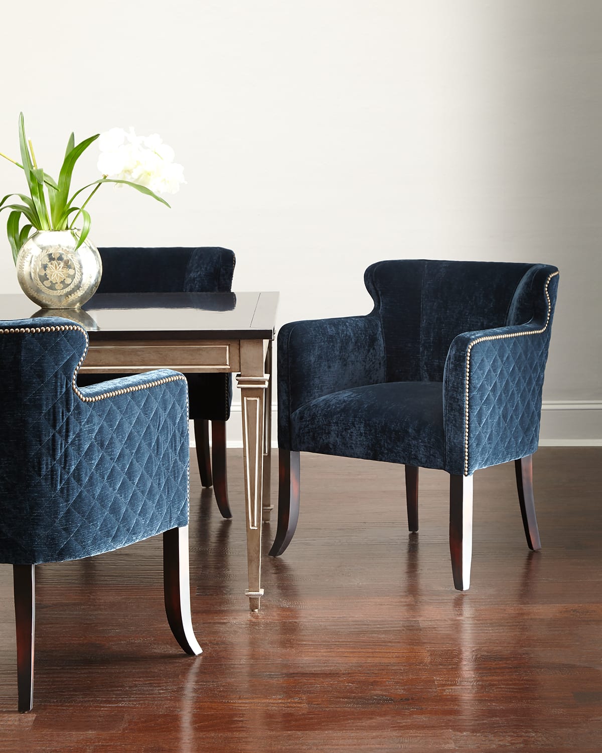 Casella discount velvet armchair