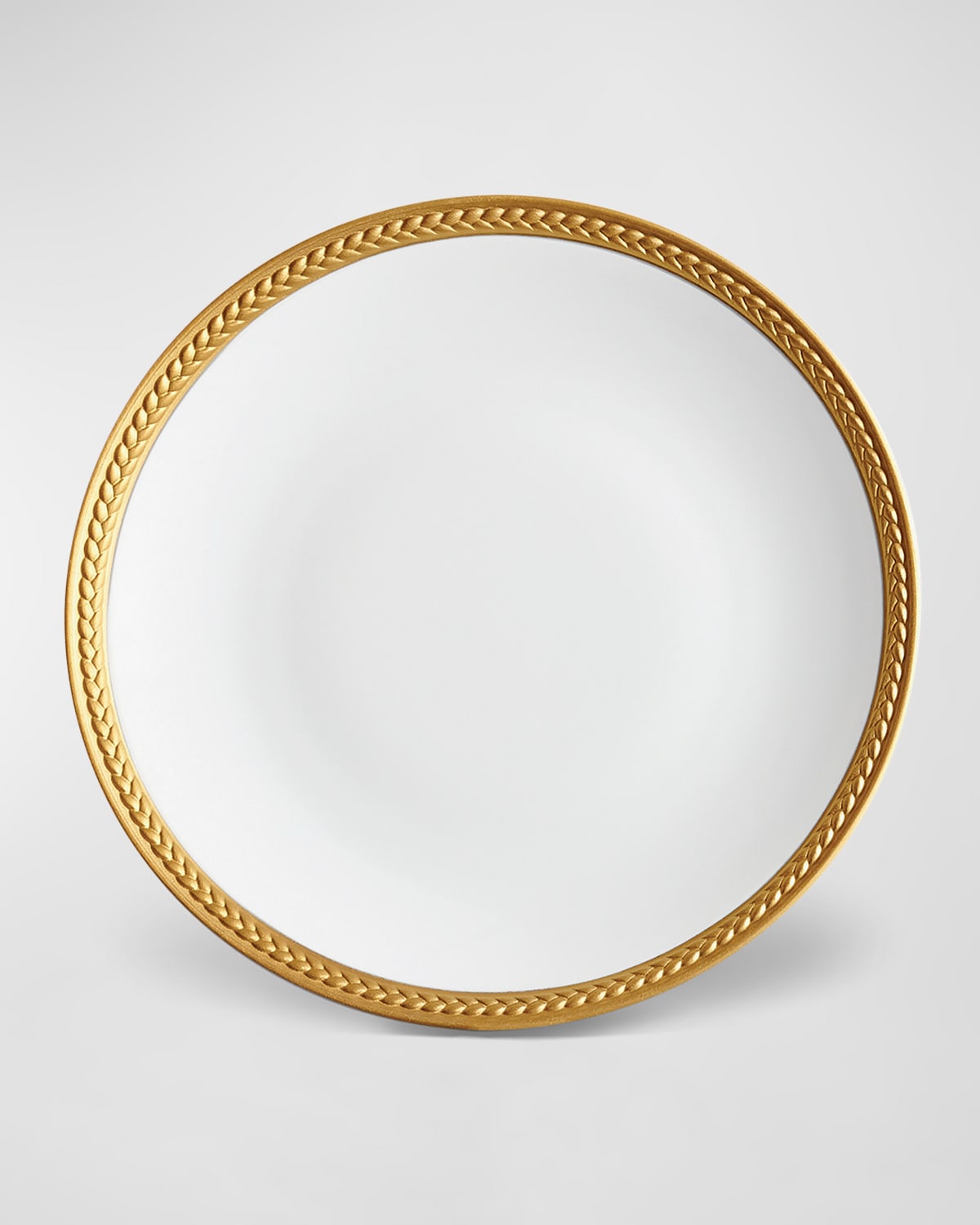 L'Objet Neptune 24K Gold-Rimmed Oval Platter, 14