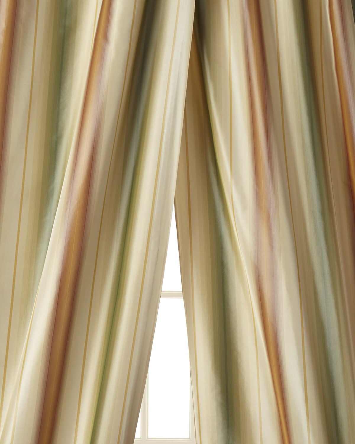 Radiance Silk Curtain, 96"L Horchow