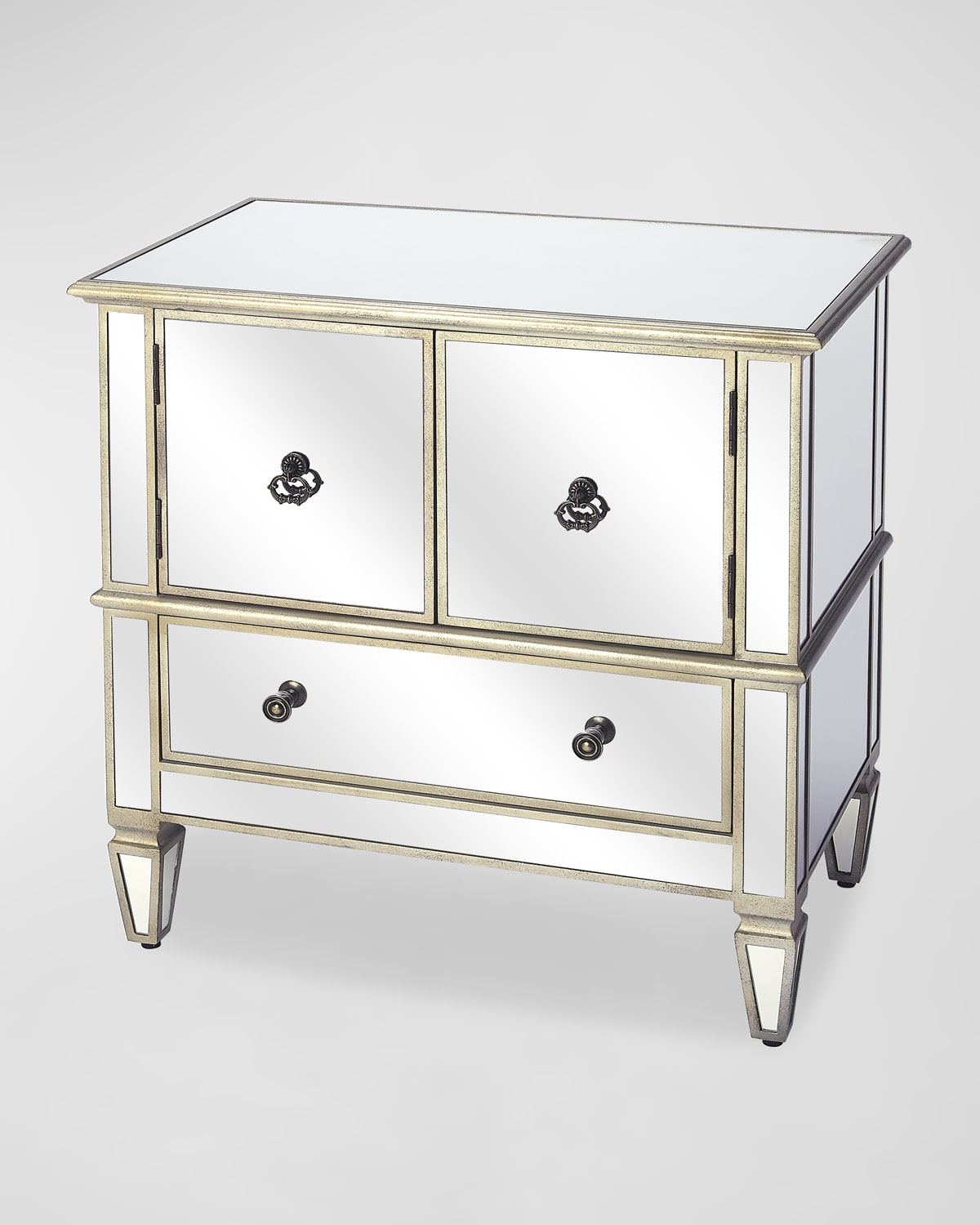 Horchow deals mirrored nightstands