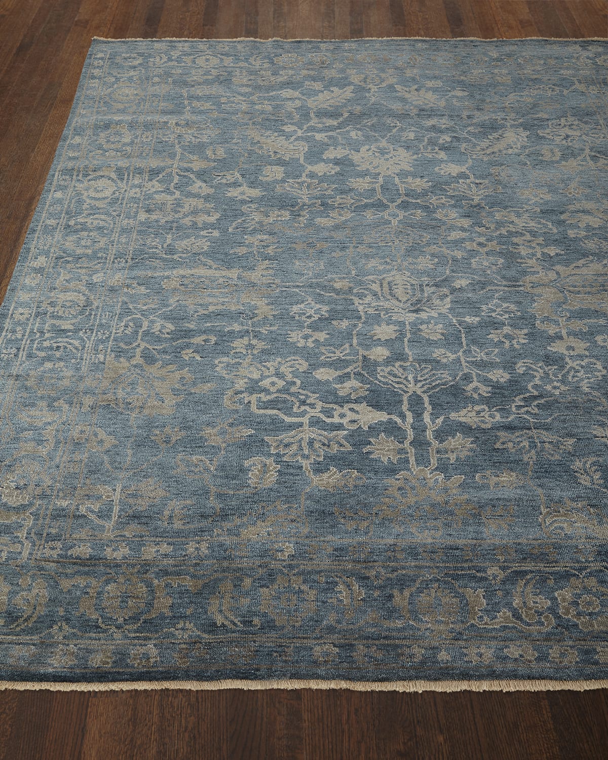 Cece Magnolia Wool Rug, 3' x 10' Horchow
