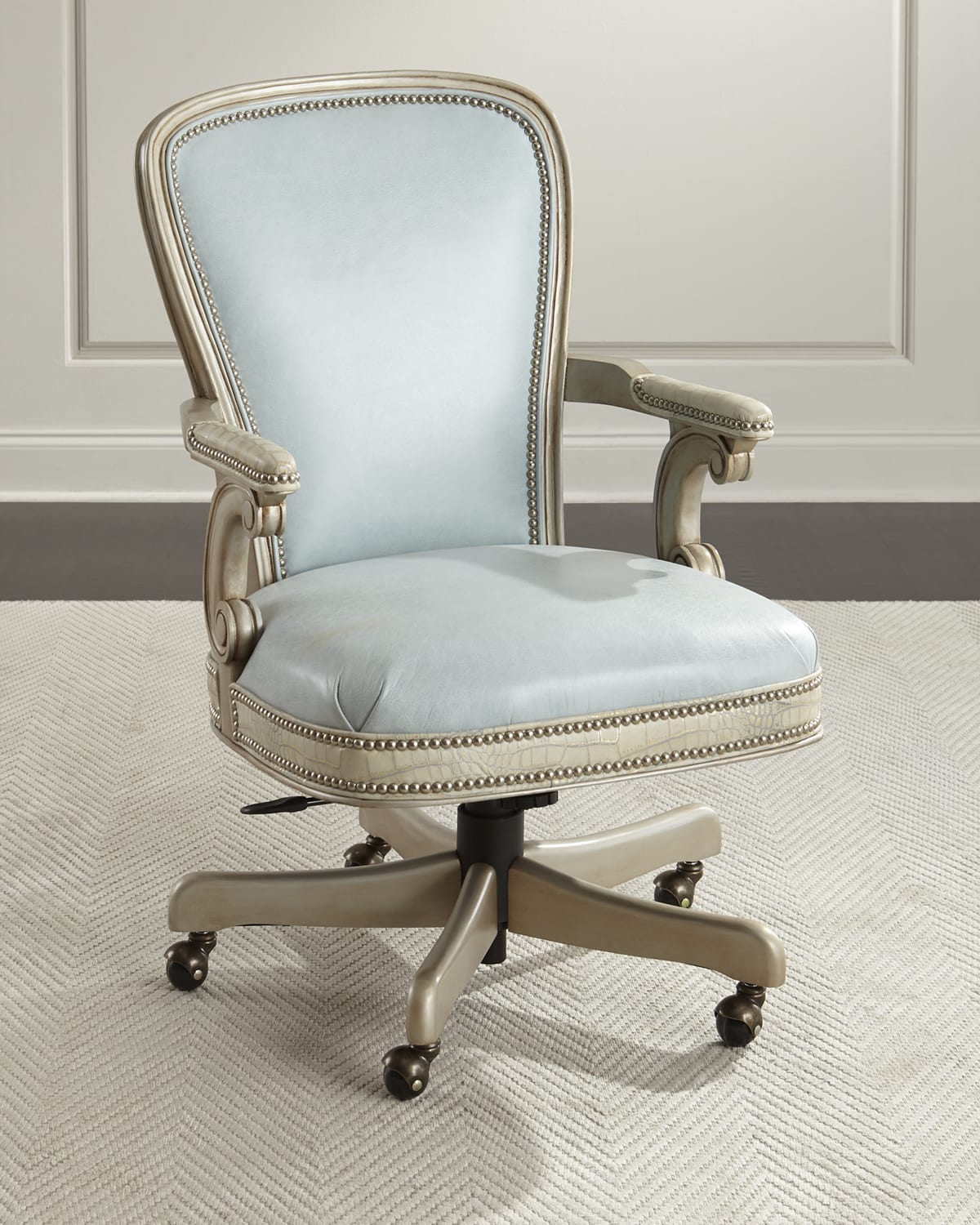 Nailhead store office chair