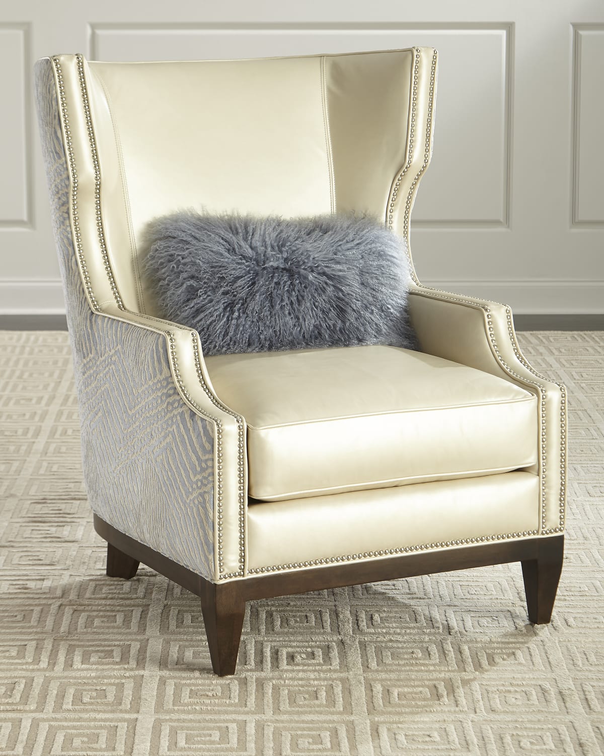 Massoud Wing Chair | horchow.com