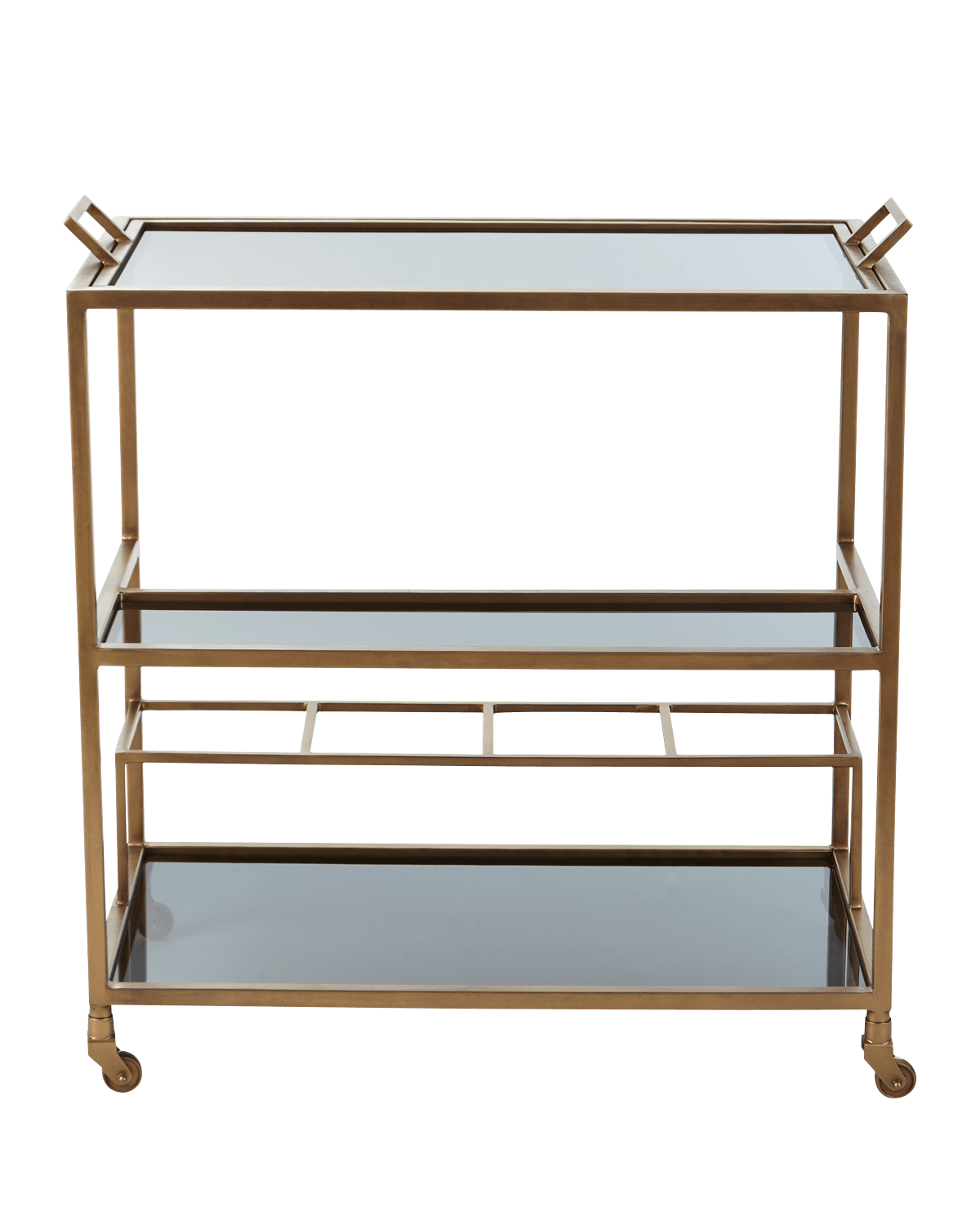 Arteriors Prosper Rattan Bar Cart Horchow