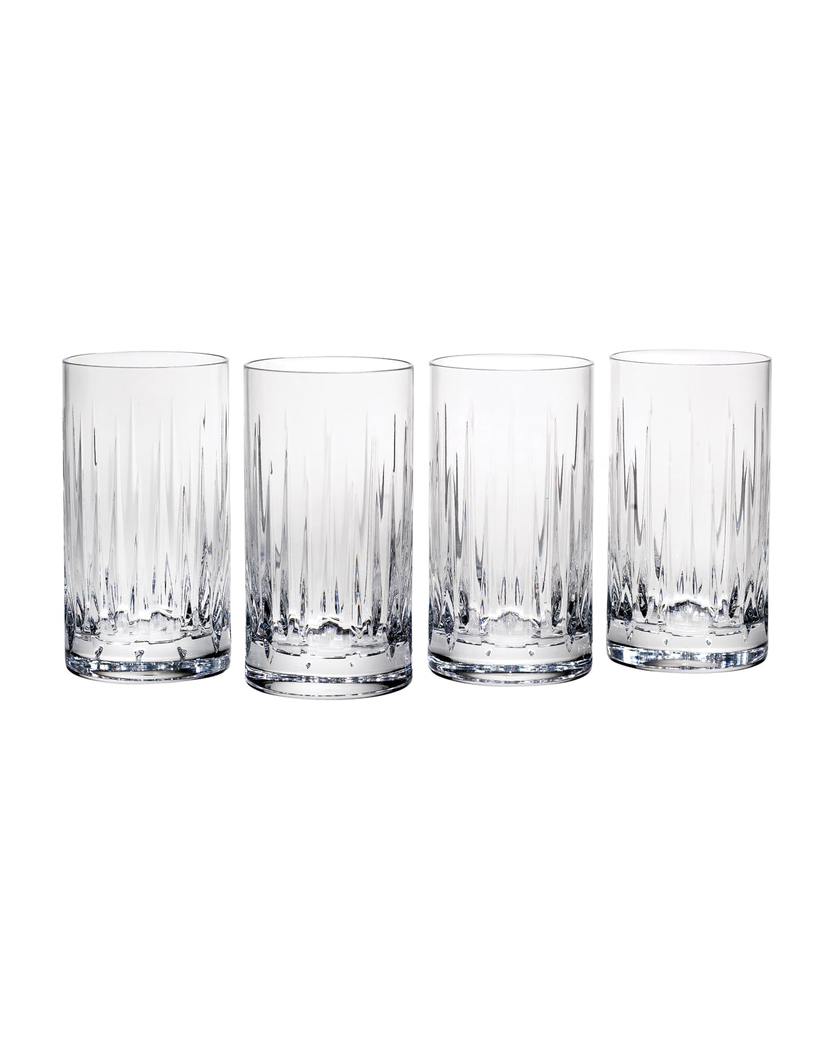 Set of Two Reed & Barton Soho Crystal Stemless Wine Glasses