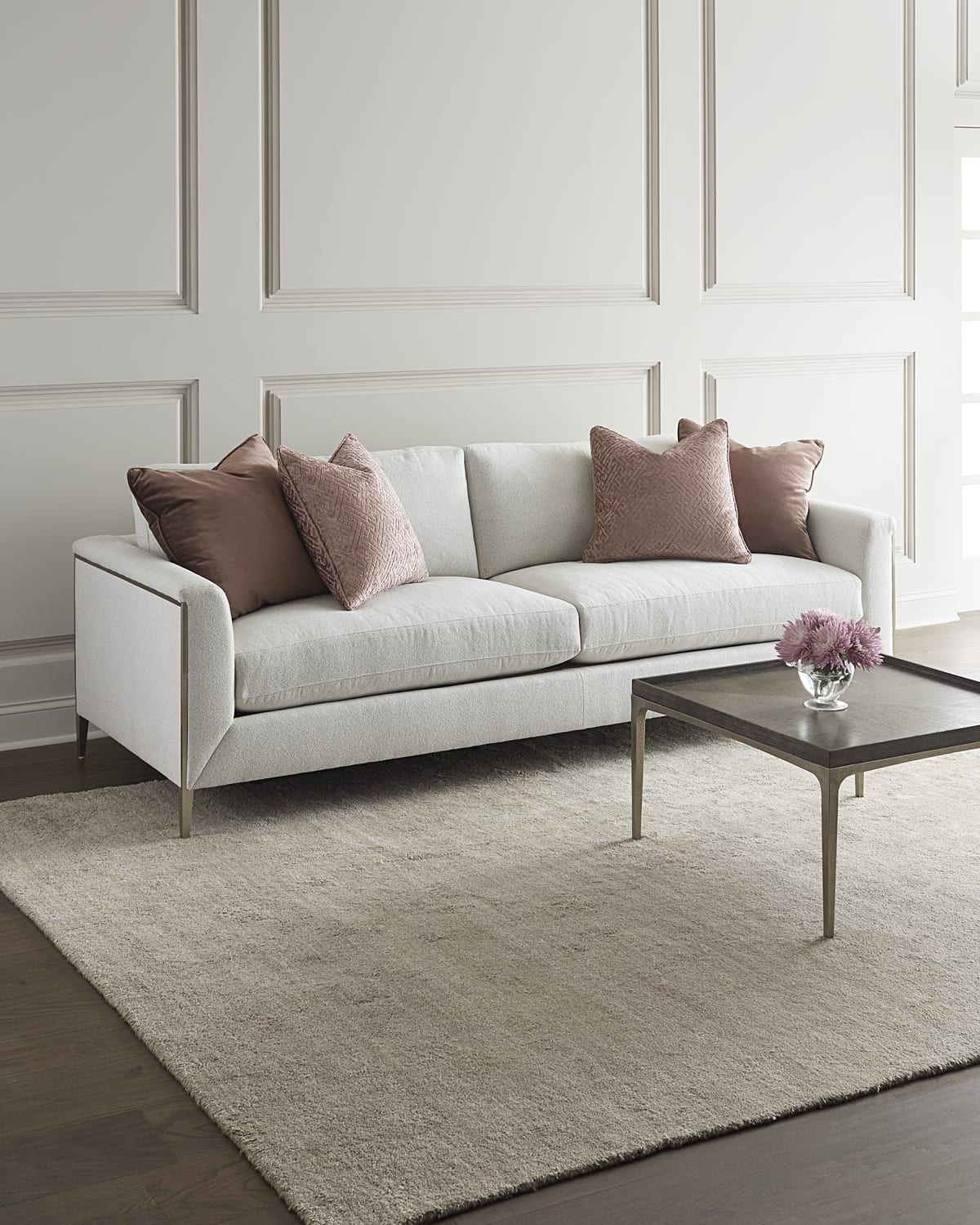 Four Hands Lindlee Curved Chaise Horchow