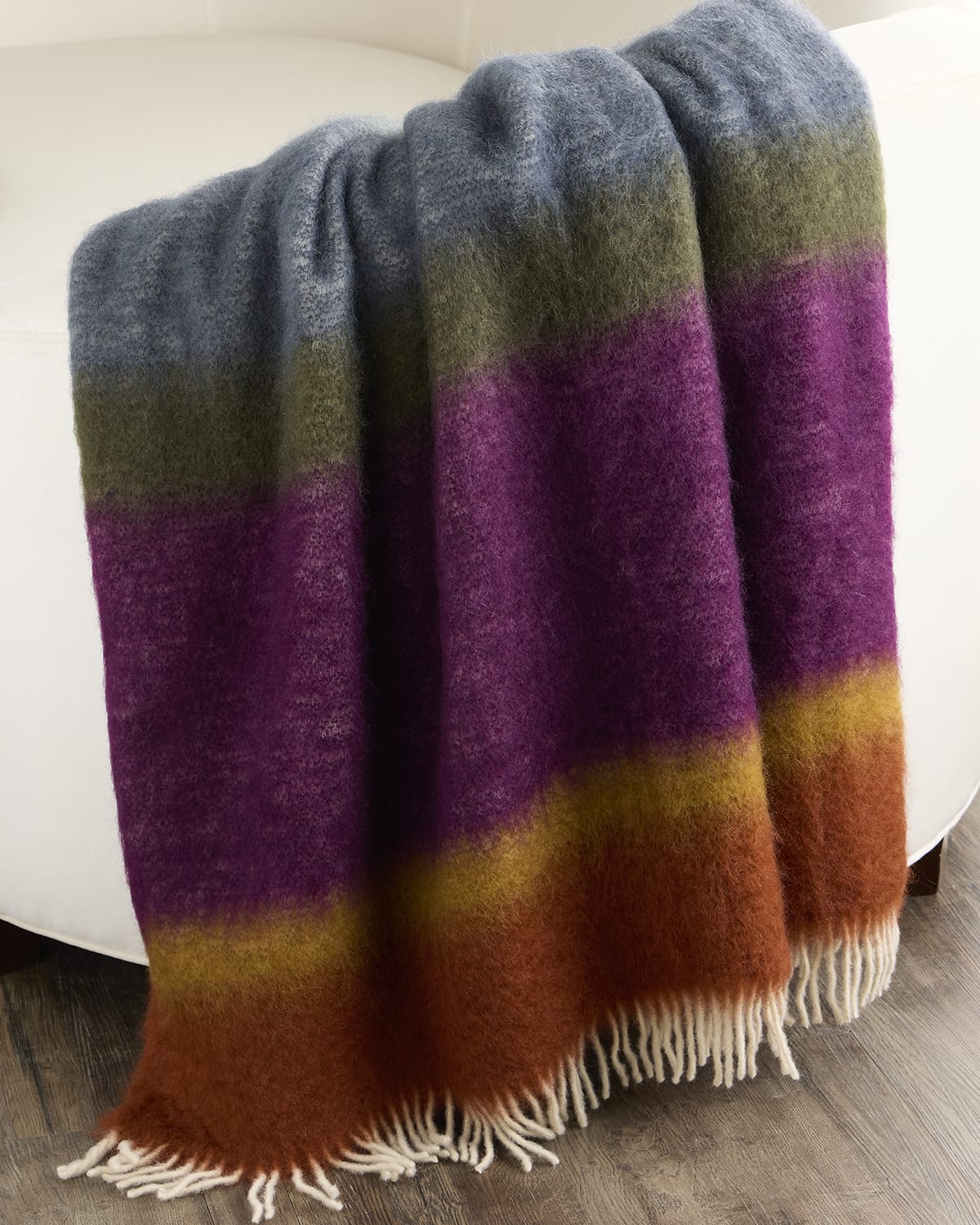 ＜MANTAS EZCARAY＞Color Block マフラー MANTAS EZCARAY 最大51%☆9/7限定 セール30%OFF マンタスエスカ