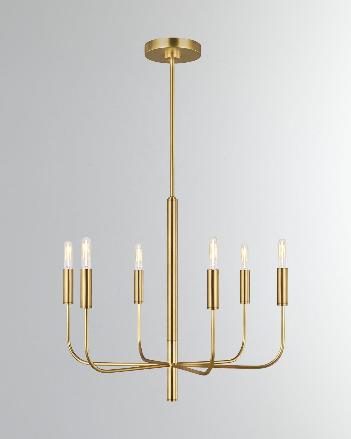 Visual Comfort Studio Hanover 24 Modern Ceiling Chandelier Burnished Brass  CC1315BBS