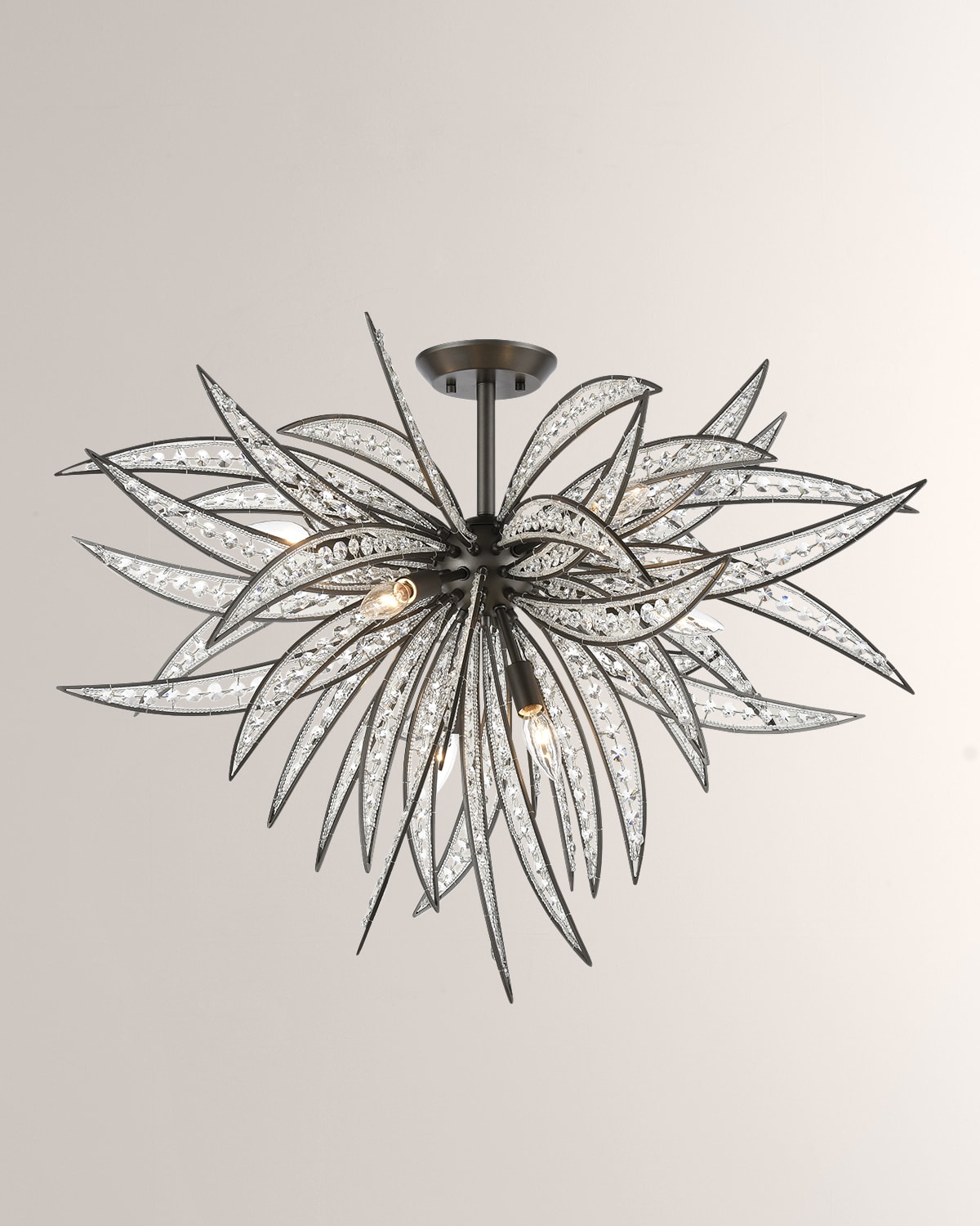 Regina Andrew Poppy Glass Semi Flush Mount Horchow