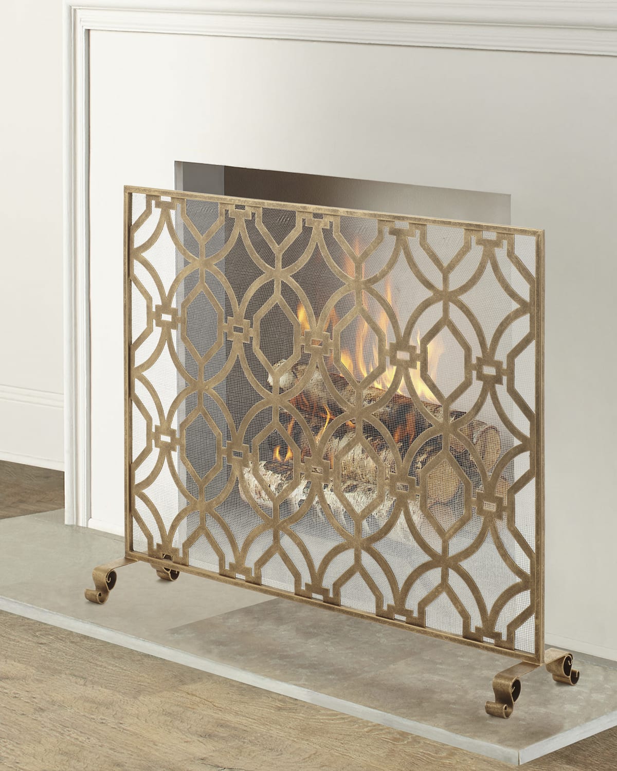 Ebern Designs Accardi Single Panel Steel Fireplace Screen & Reviews