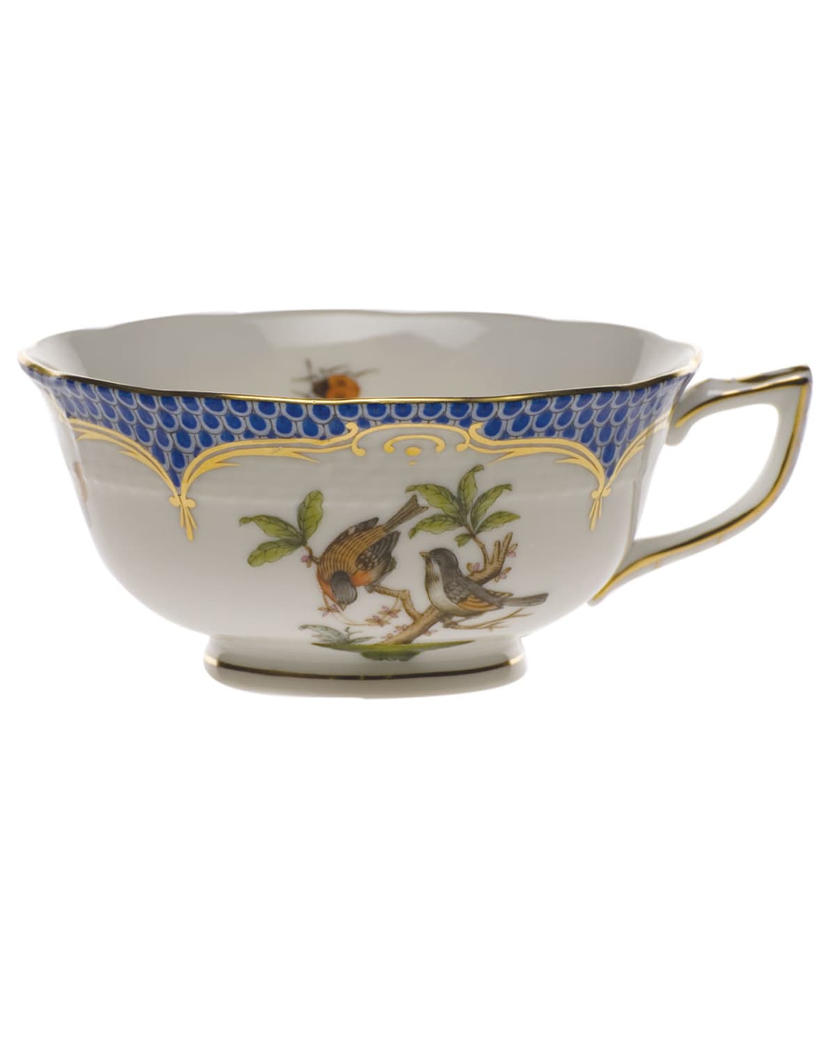 Herend Rothschild Bird Brown Motif 12 Tea Cup Horchow