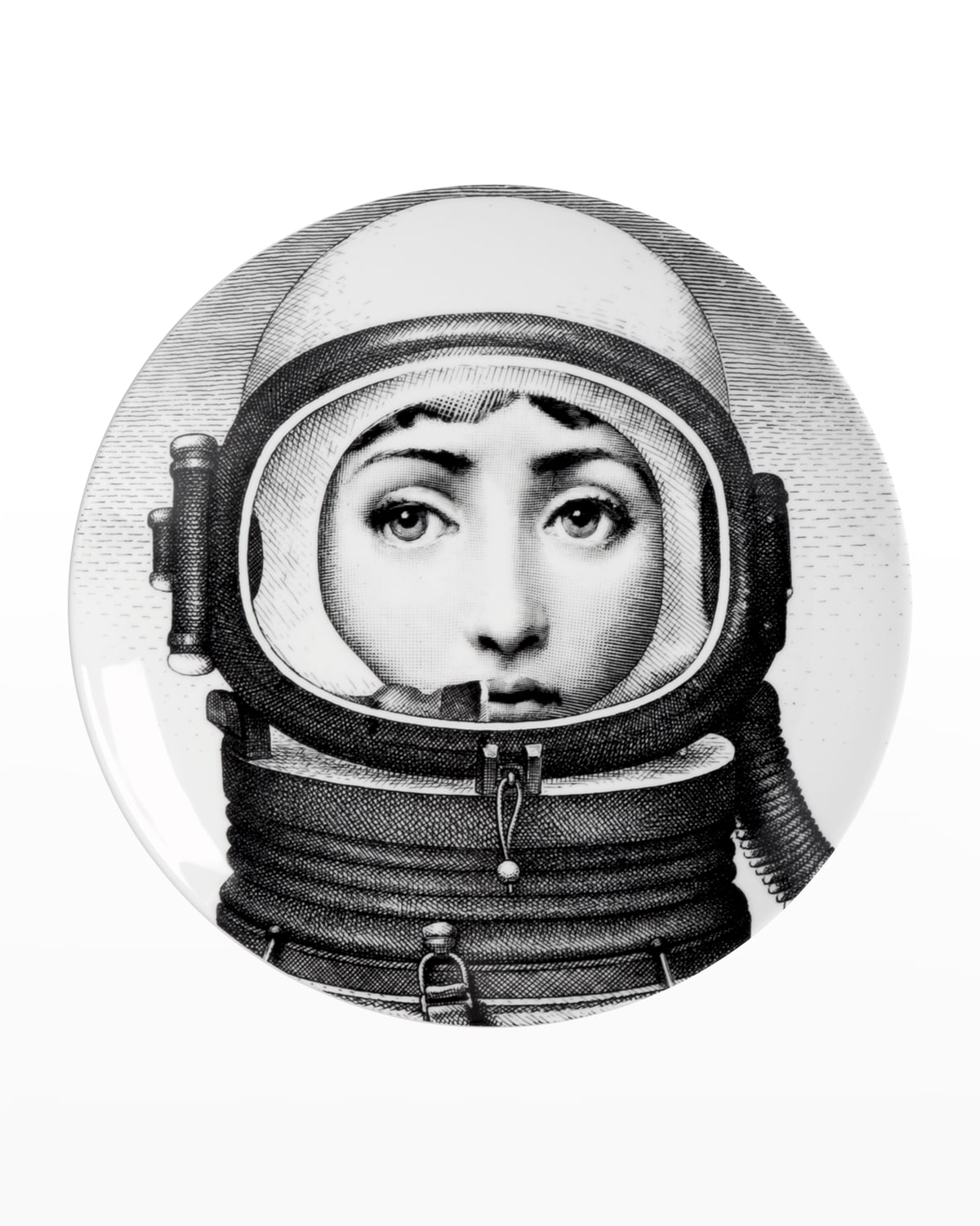その他 fornasetti Fornasetti Square Plate 20 x 20cm - Tema E Variazioni N.242 | Horchow
