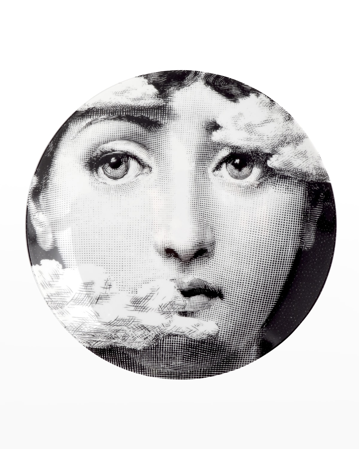 Fornasetti Tema E Variazioni N. 1 Normal Face Wall Plate 