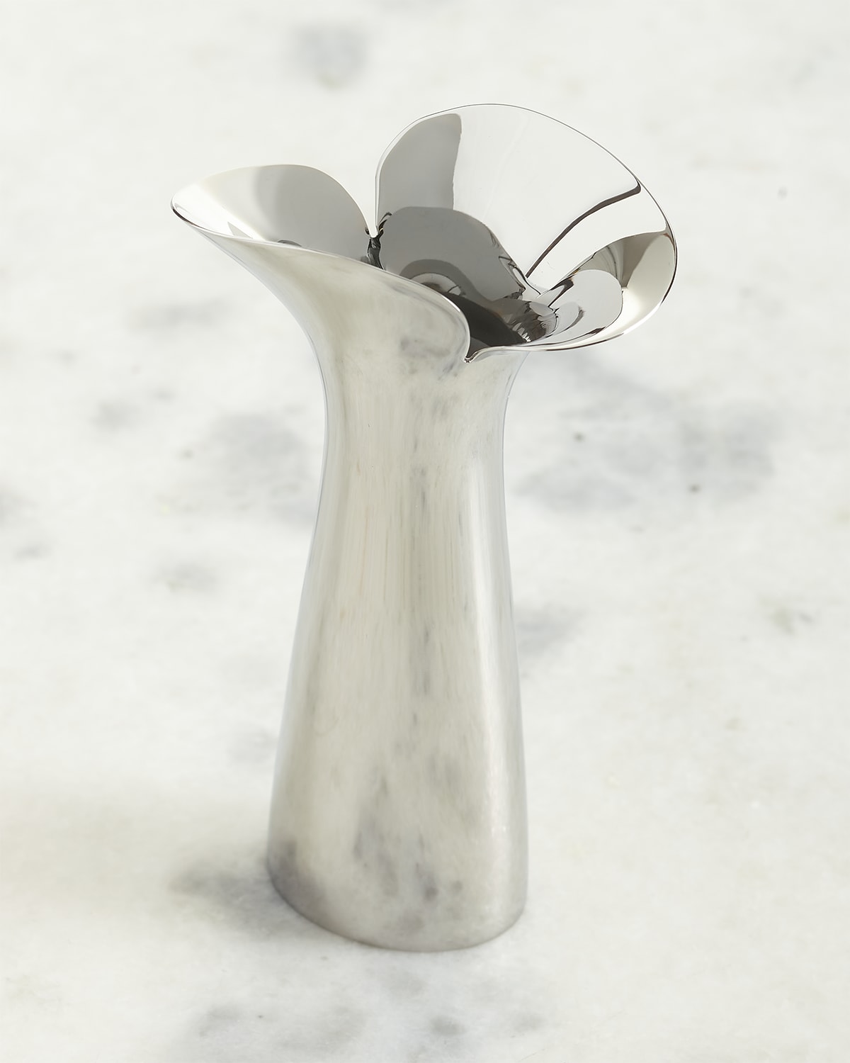 Georg Jensen Ciotola Bloom Small - Acciaio Inox Lucidato A Specchio, Design Scultoreo Ispirato Ai Fiori Di Ciliegio - Ø16cm, H7.5cm - 4