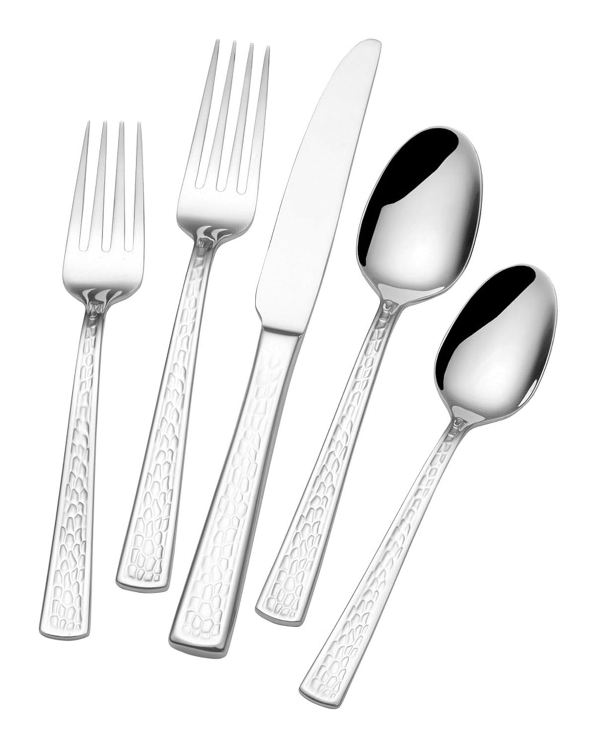 Mikasa Delano Black 20-Piece Stainless Steel Flatware Set