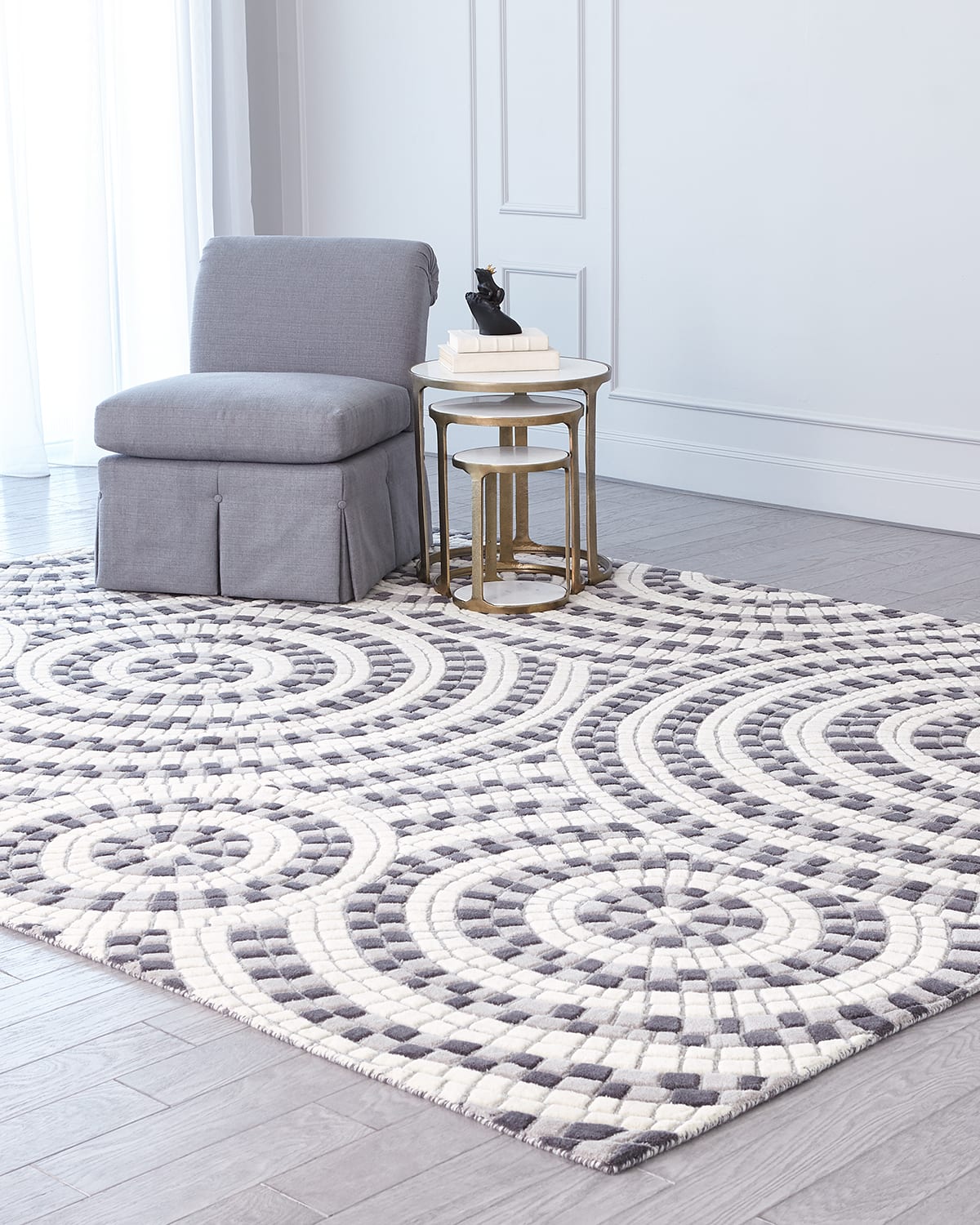 Hand Carved Wool Rug