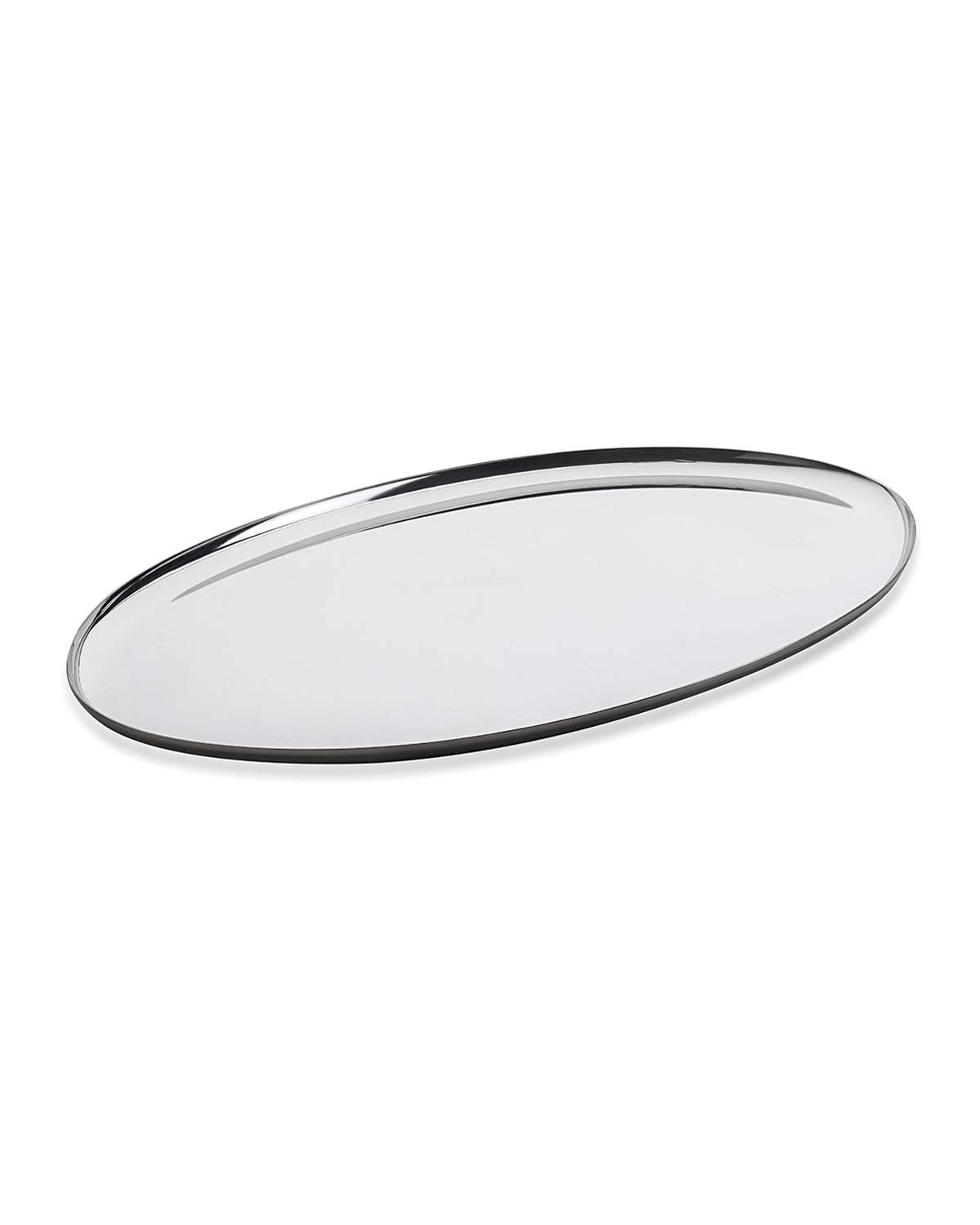 Mepra Original Vintage Oval Tray, Stainless Steel, Made in Italy