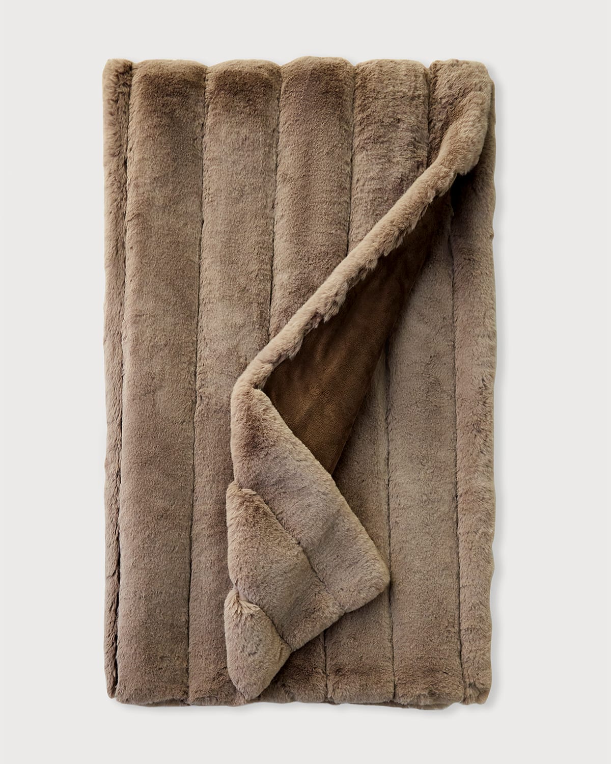 Fabulous Furs Weighted Luxury Faux Fur Throw Blanket | Horchow