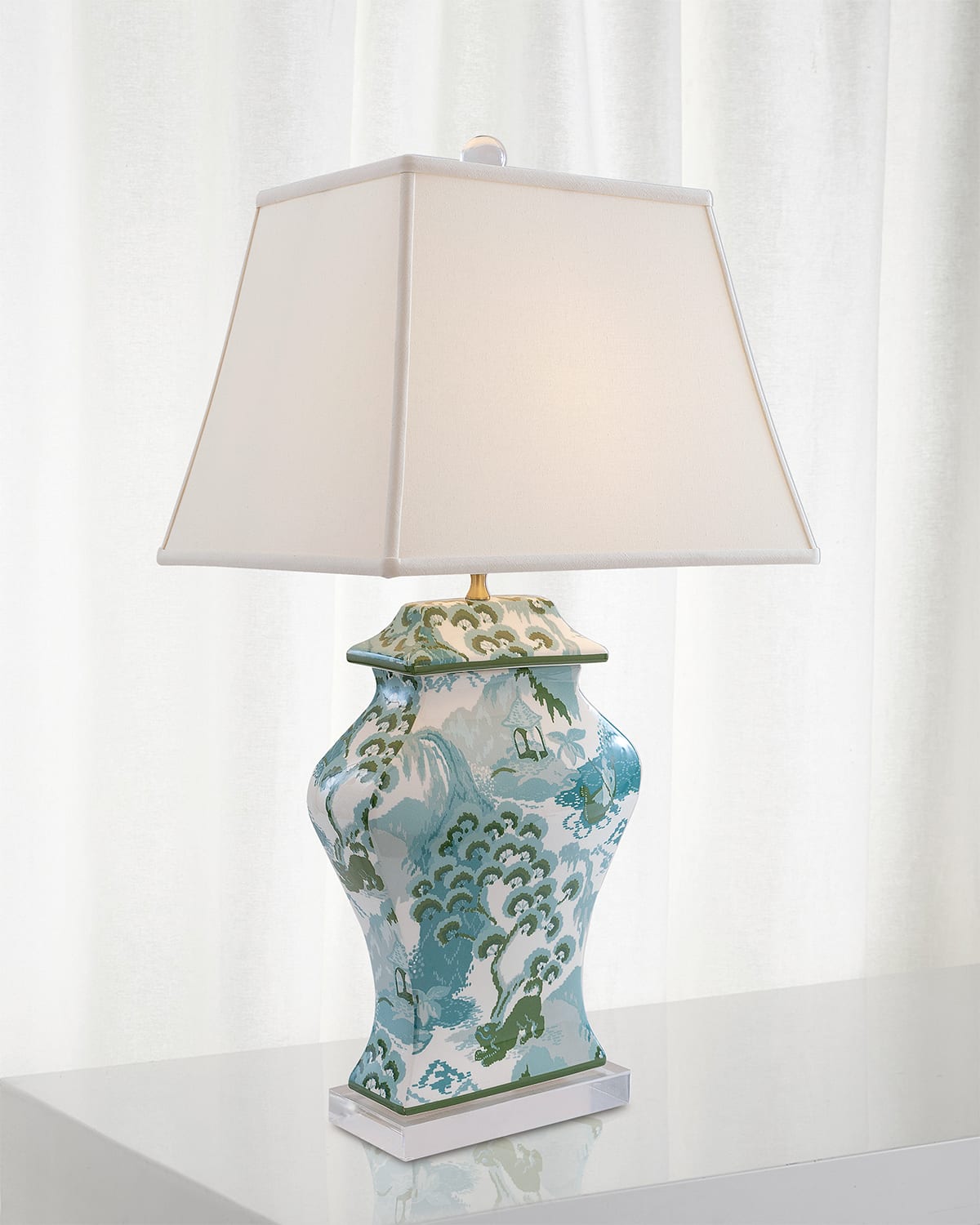John-Richard Collection Floral Chinoiserie Lamp