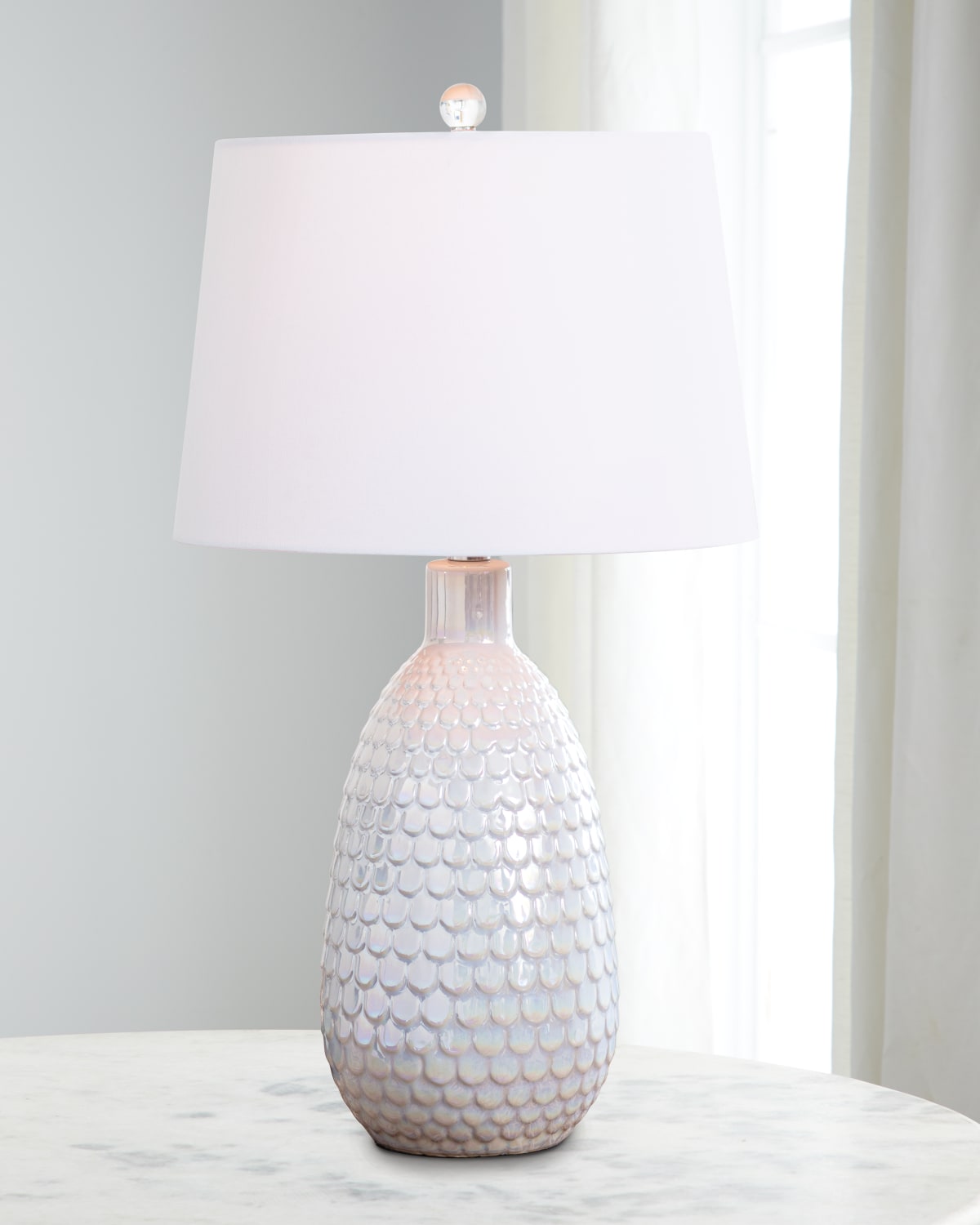 Leafy Artichoke Ceramic Table Lamp