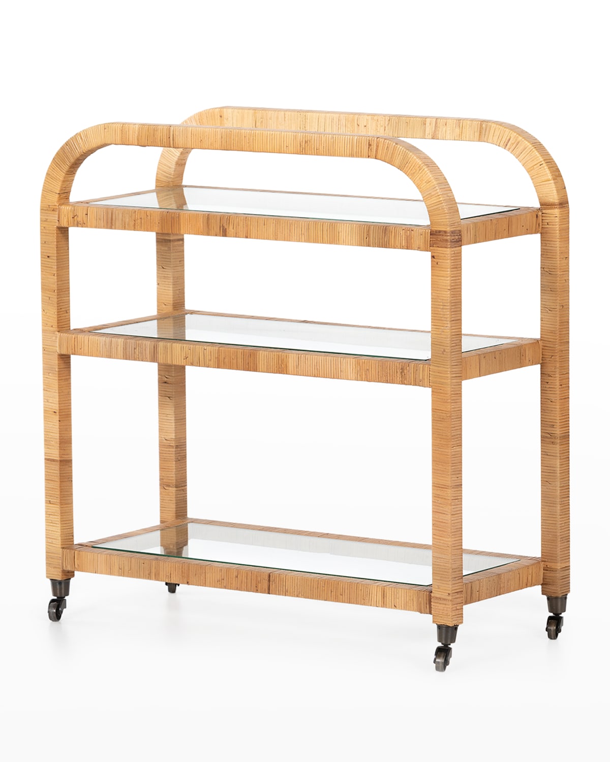 Juliska Provence Rattan Bar Cart