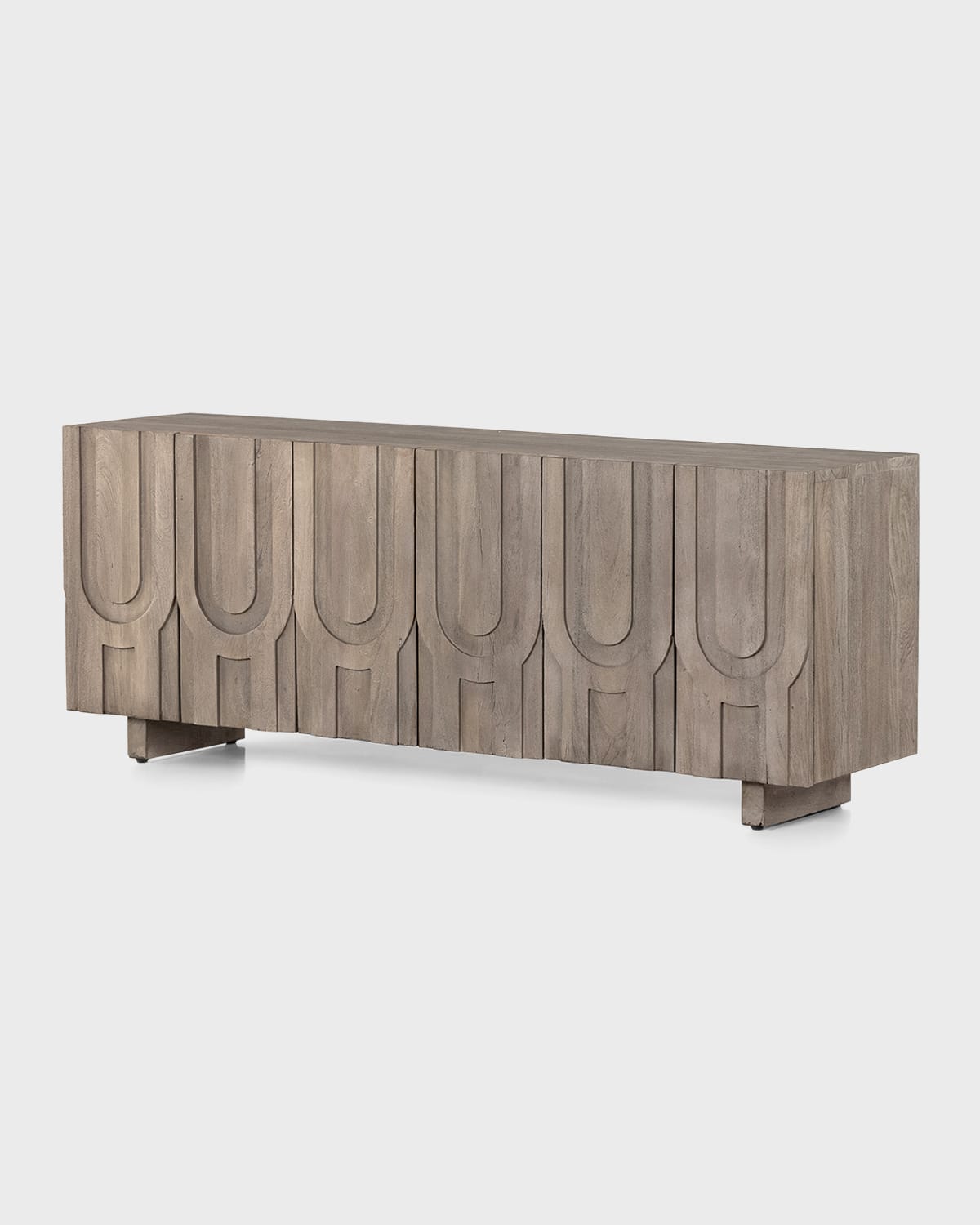 Four Hands Aged BrassCovered Sophie Console Horchow