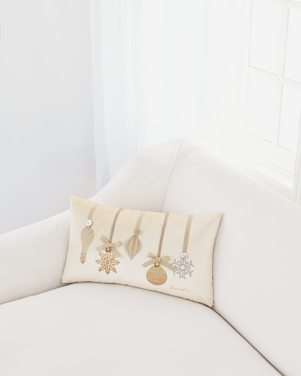 Waterford Gold Annalise Decorative Pillow