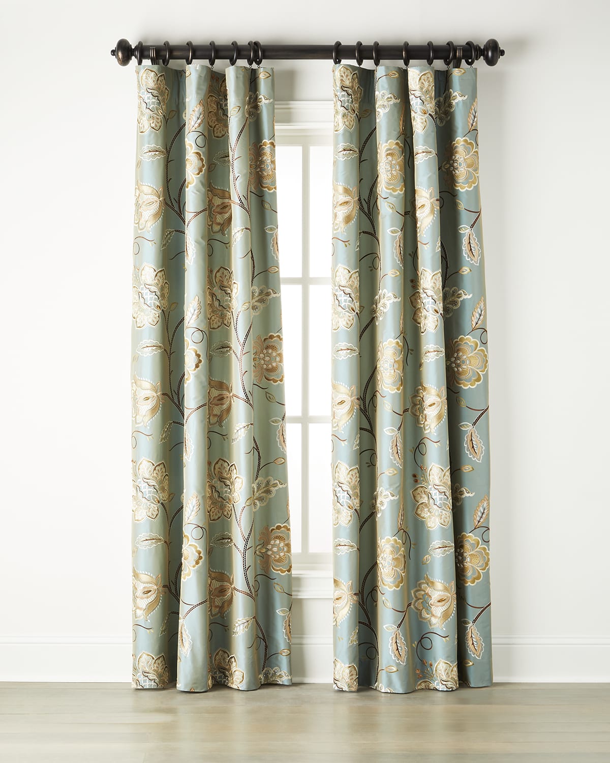 Home Silks Each Hampton Curtain, 96"L Horchow