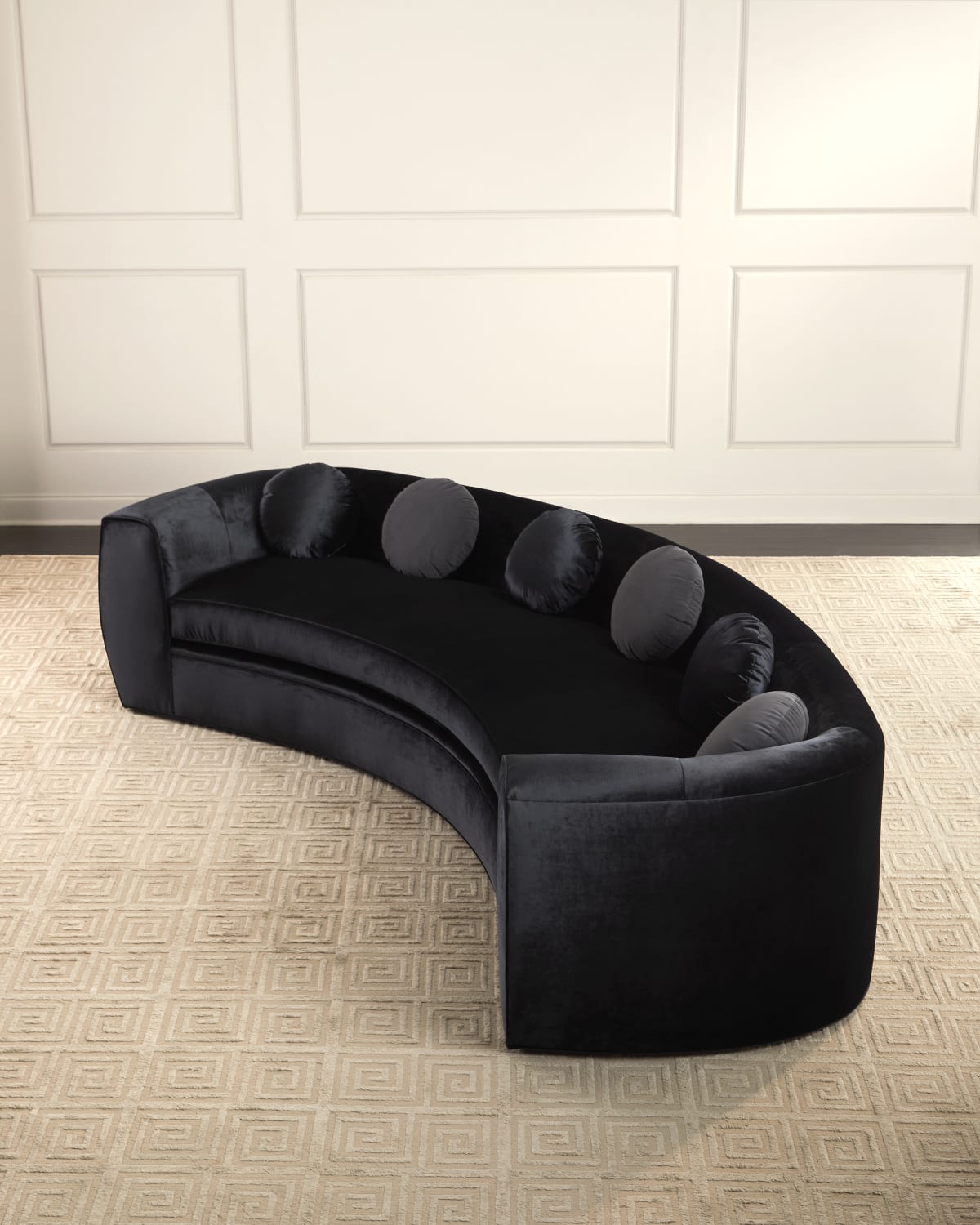 Curved Velvet Furniture Horchow Com